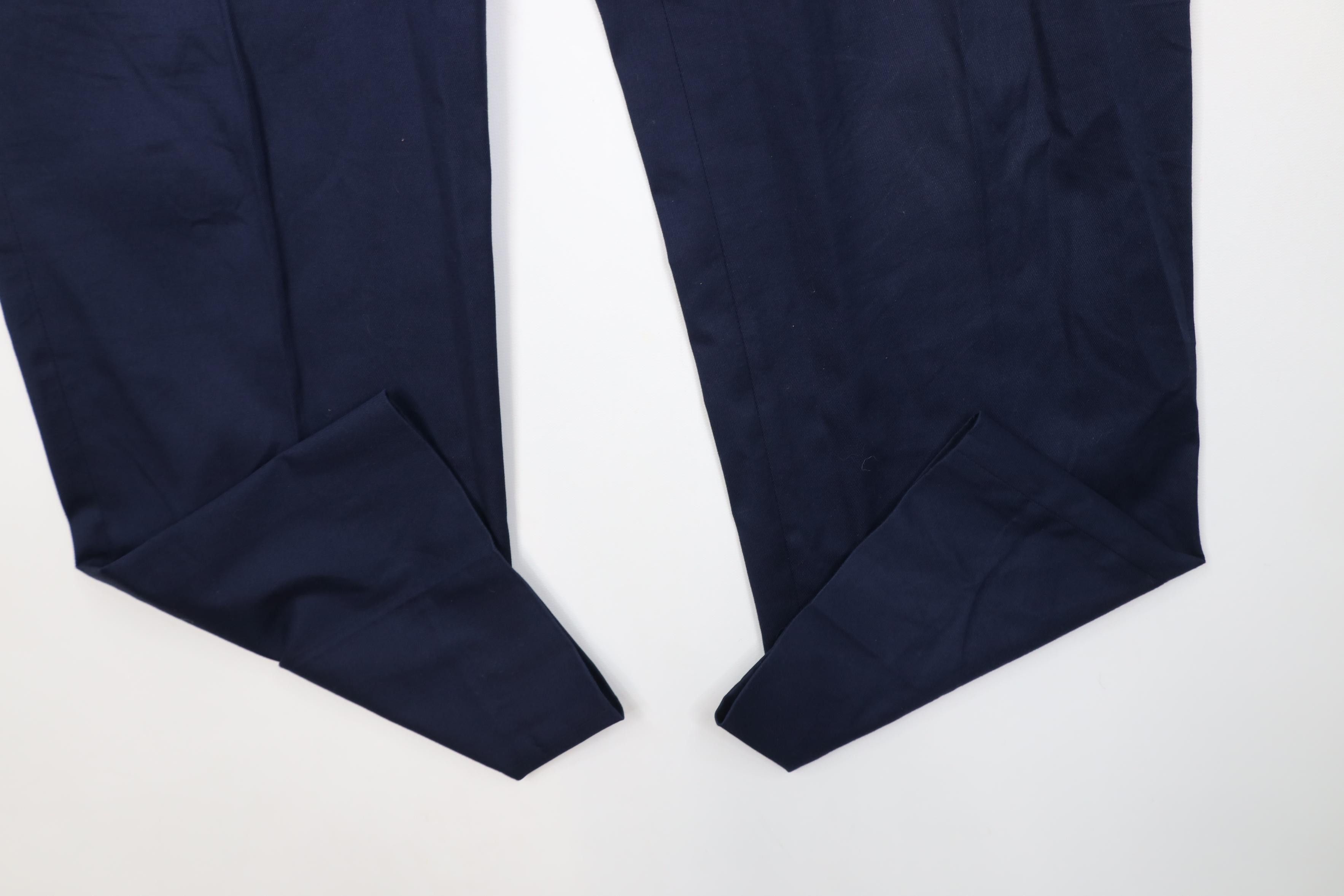 J.Crew J Crew Bowery Stretch Classic Fit Chino Pants Navy Blue Size US 35 - 5 Thumbnail