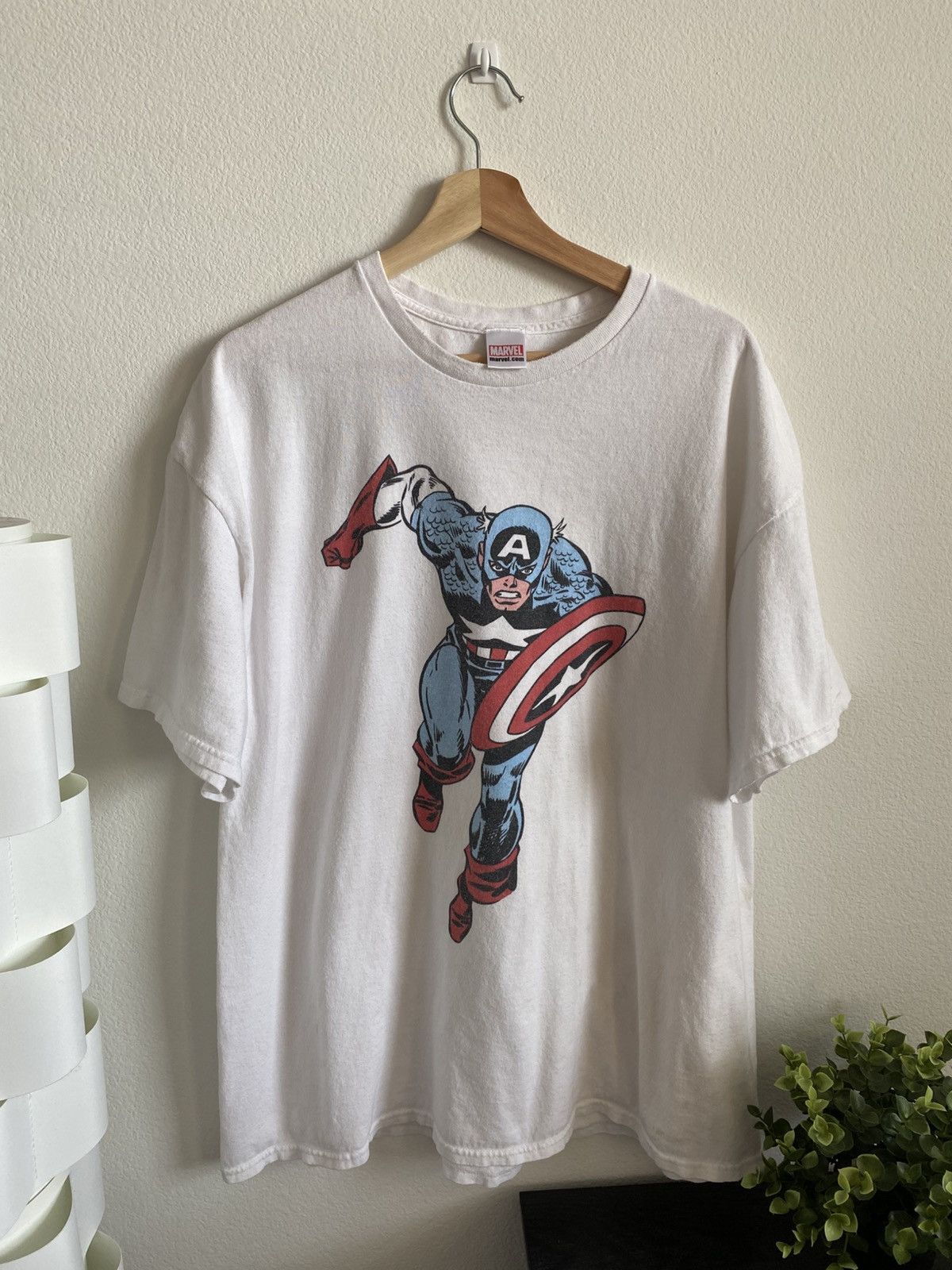 Marvel Comics 00s Marvel Captain America Tee Size US XXL / EU 58 / 5 - 1 Thumbnail