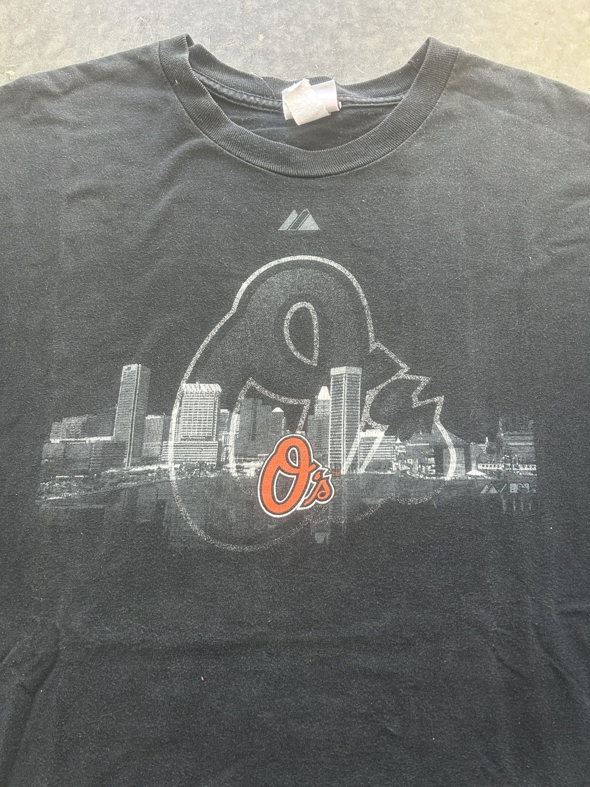MLB × Majestic × Vintage Vintage Y2K Baltimore Orioles Graphic Tee Size US XXL / EU 58 / 5 - 2 Thumbnail