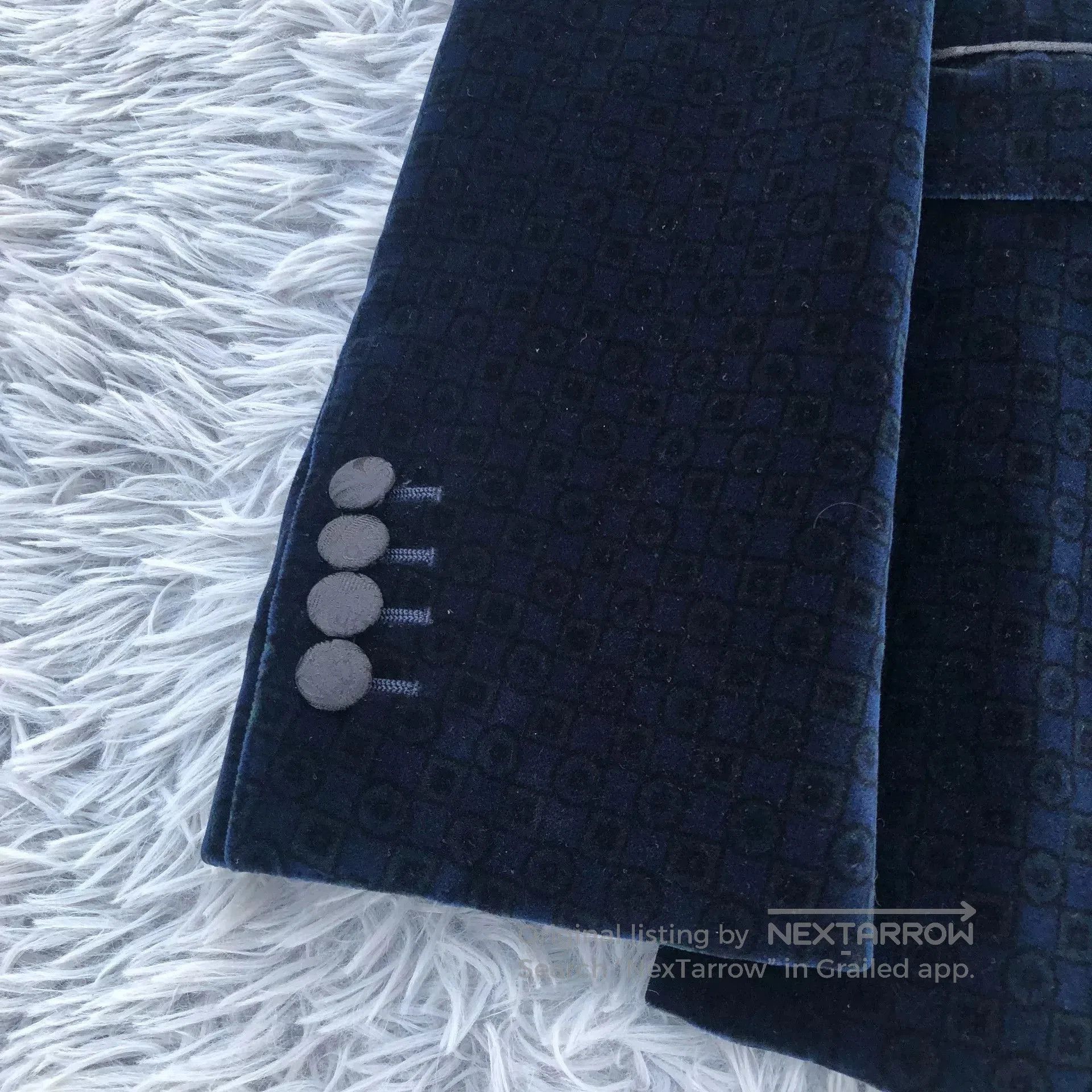Dolce & Gabbana Dolce Gabbana Sky Blue Velvet Wool Blazer. Size US S / EU 44-46 / 1 - 2 Thumbnail