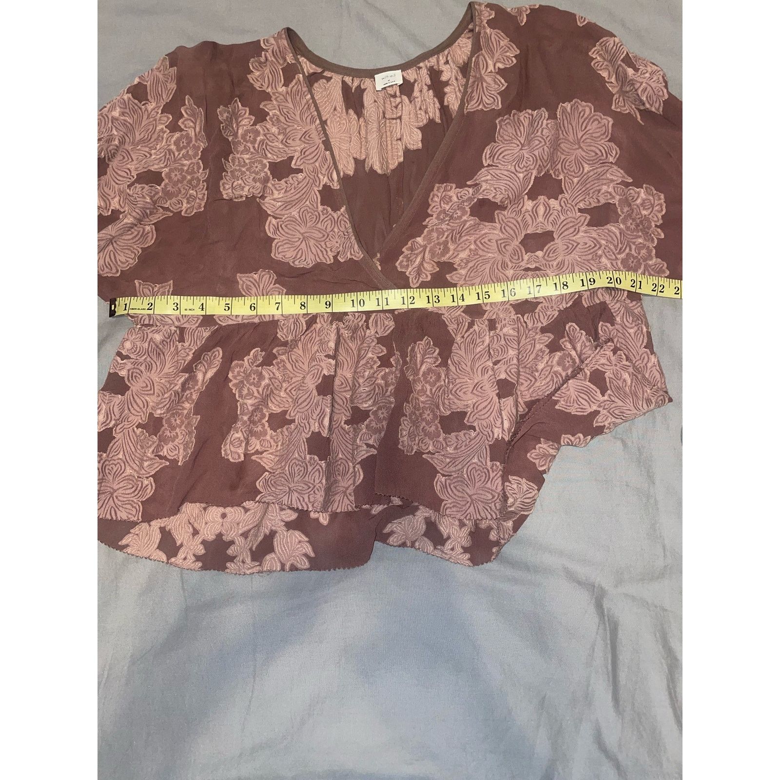 Anthropologie Wilfred - PEPLUM BLOUSE / Floral Print / size M Size M / US 6-8 / IT 42-44 - 5 Thumbnail