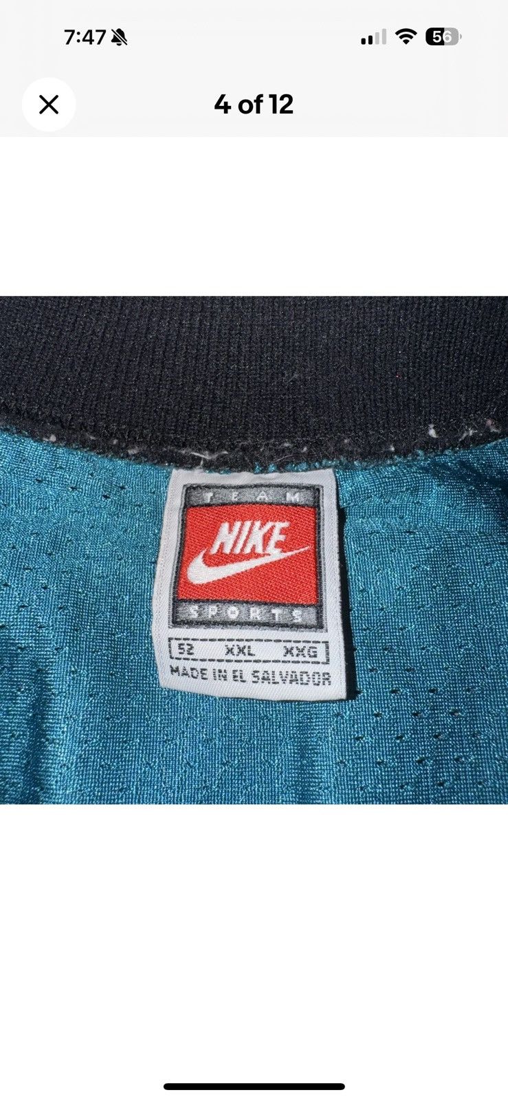 Nike Nike Pro Line Mark Brunell Jaguars Jags Sewn NFL Jersey 2XL Size US XXL / EU 58 / 5 - 4 Thumbnail