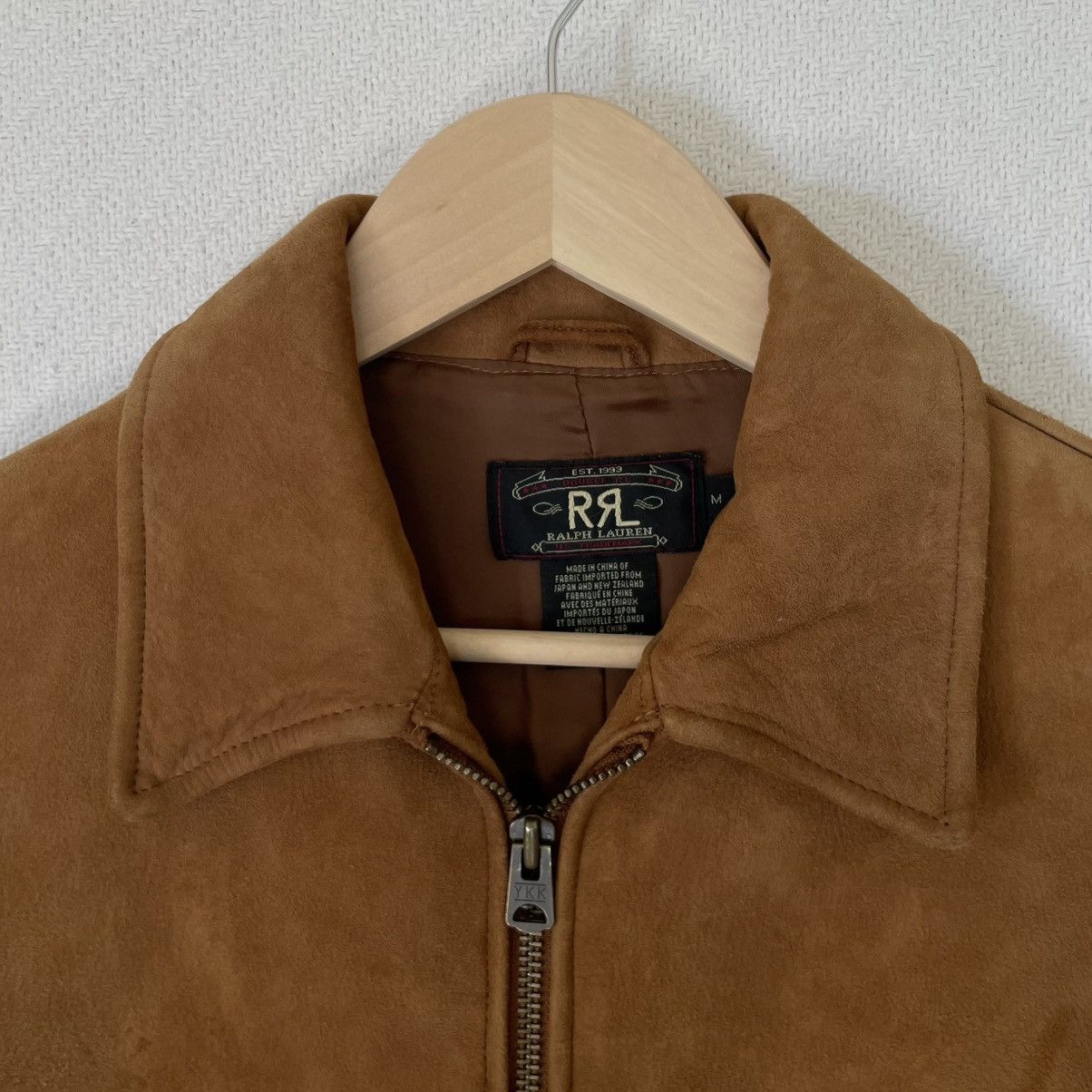 Ralph Lauren RRL Double RL Soft Lamb Suede Leather Jacket Western Safari Size US M / EU 48-50 / 2 - 7 Thumbnail