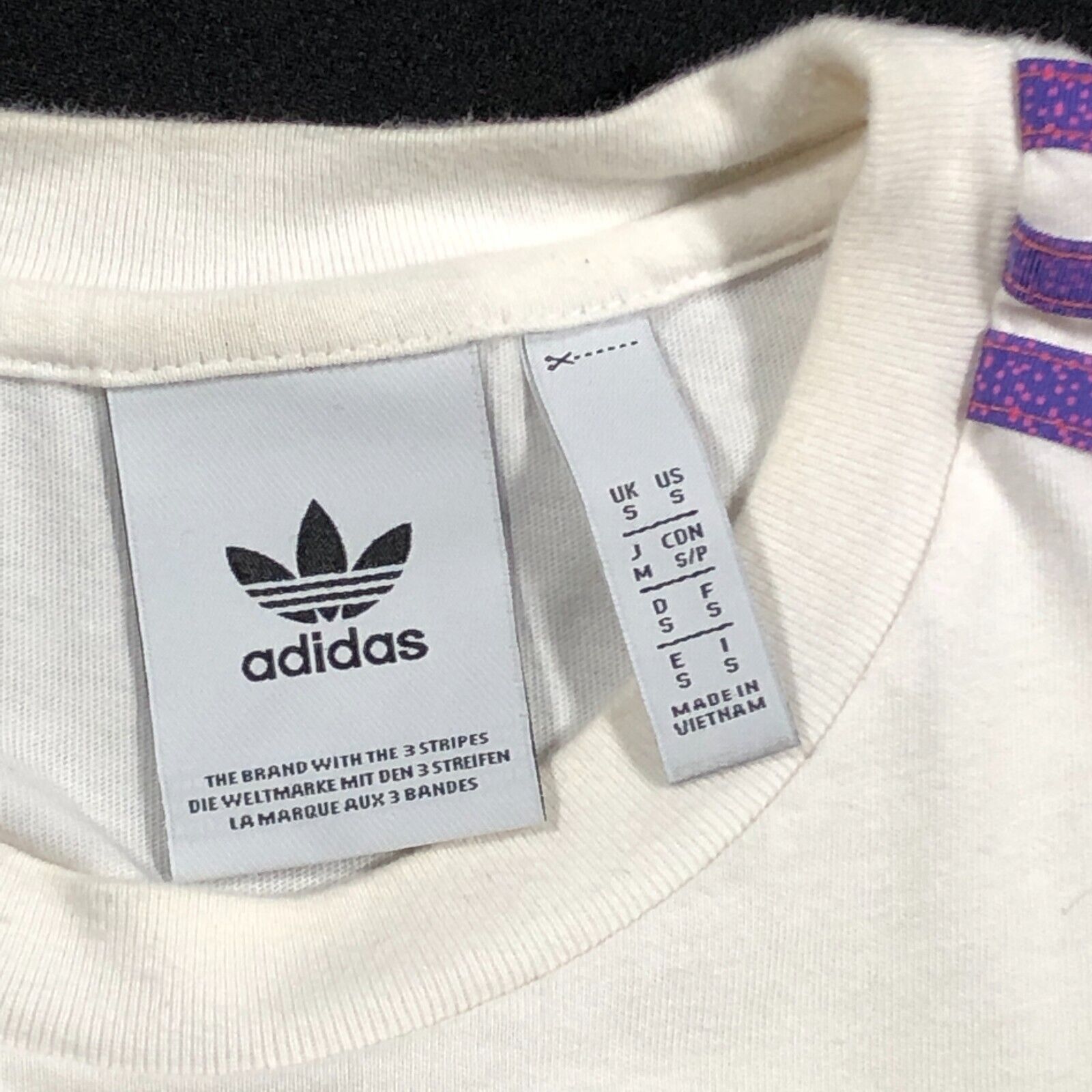Adidas × Vintage Adidas Originals Sprt 3 Stripe Tee T Shirt Striped Small Size US S / EU 44-46 / 1 - 4 Thumbnail