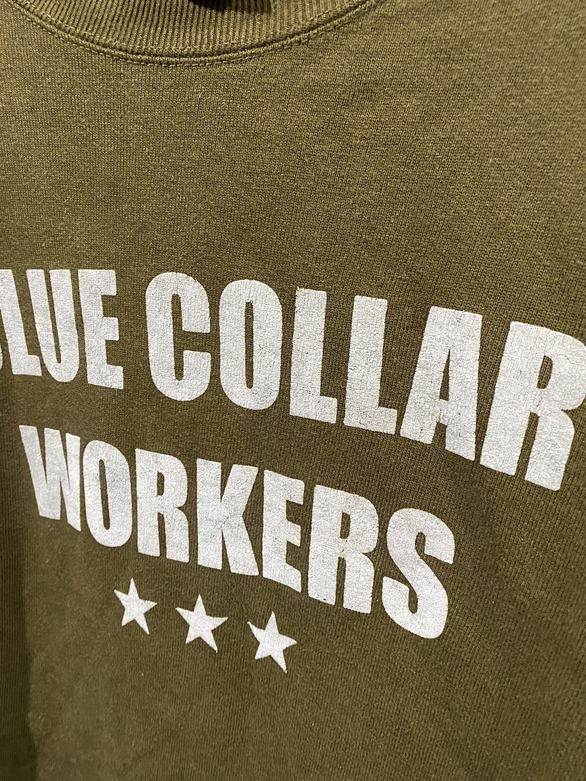 ABAHOUSE × Japanese Brand × Nepenthes 2000s Abahouse blue collar worker sweatshirt Size US M / EU 48-50 / 2 - 7 Thumbnail