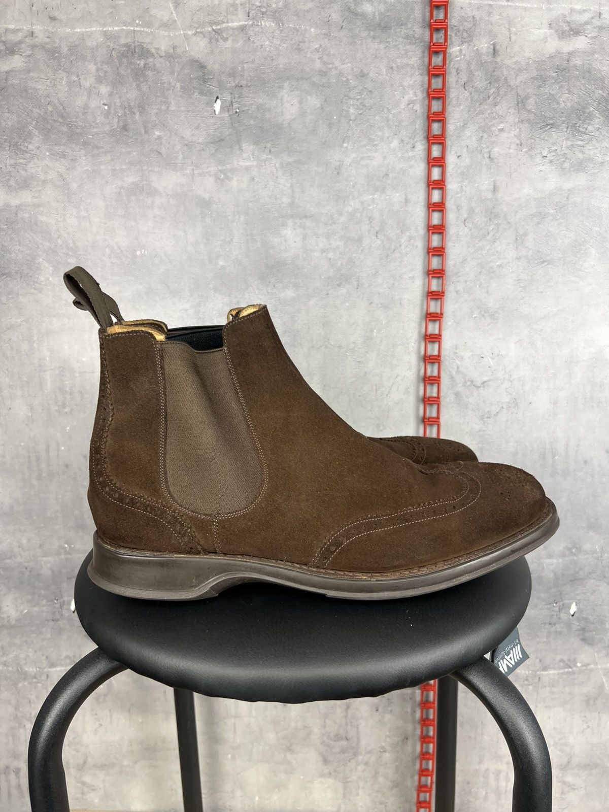 Church's Church's Brown Suede Chelsea Boots Shoes UK 9 F US 10 EU 43 Size US 10 / EU 43 - 11 Thumbnail