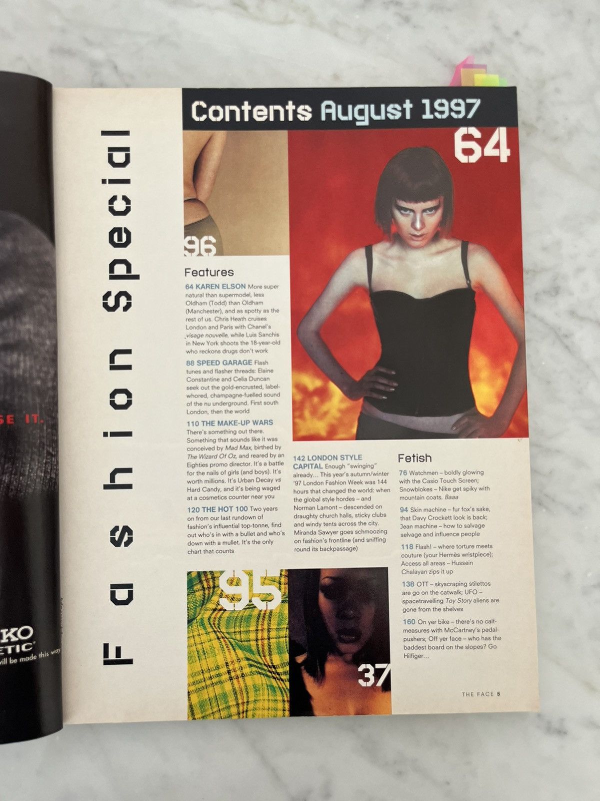 Vintage THE FACE MAGAZINE AUGUST 1997 / VOLUME 3 NUMBER 7 Size ONE SIZE - 2 Thumbnail