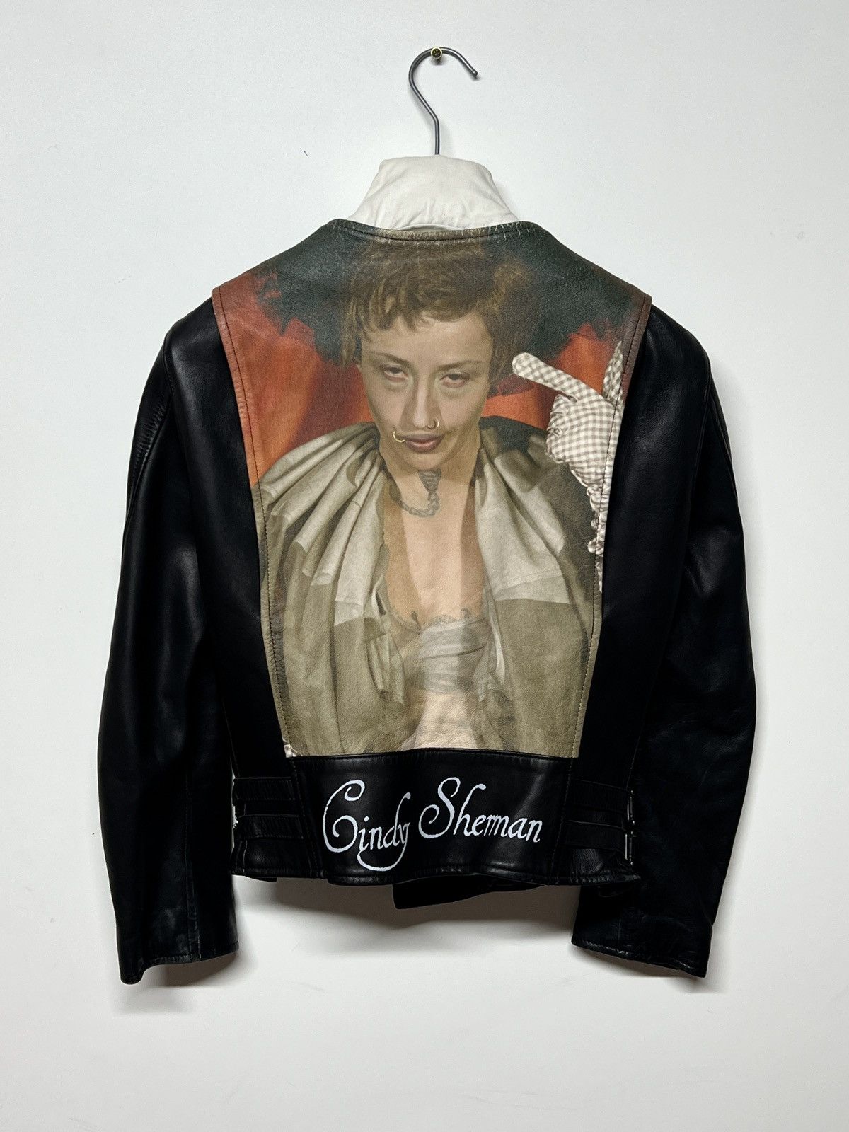 Undercover Sheep leather jacket ‘Cindy sherman’ Size XS / US 0-2 / IT 36-38 - 1 Thumbnail