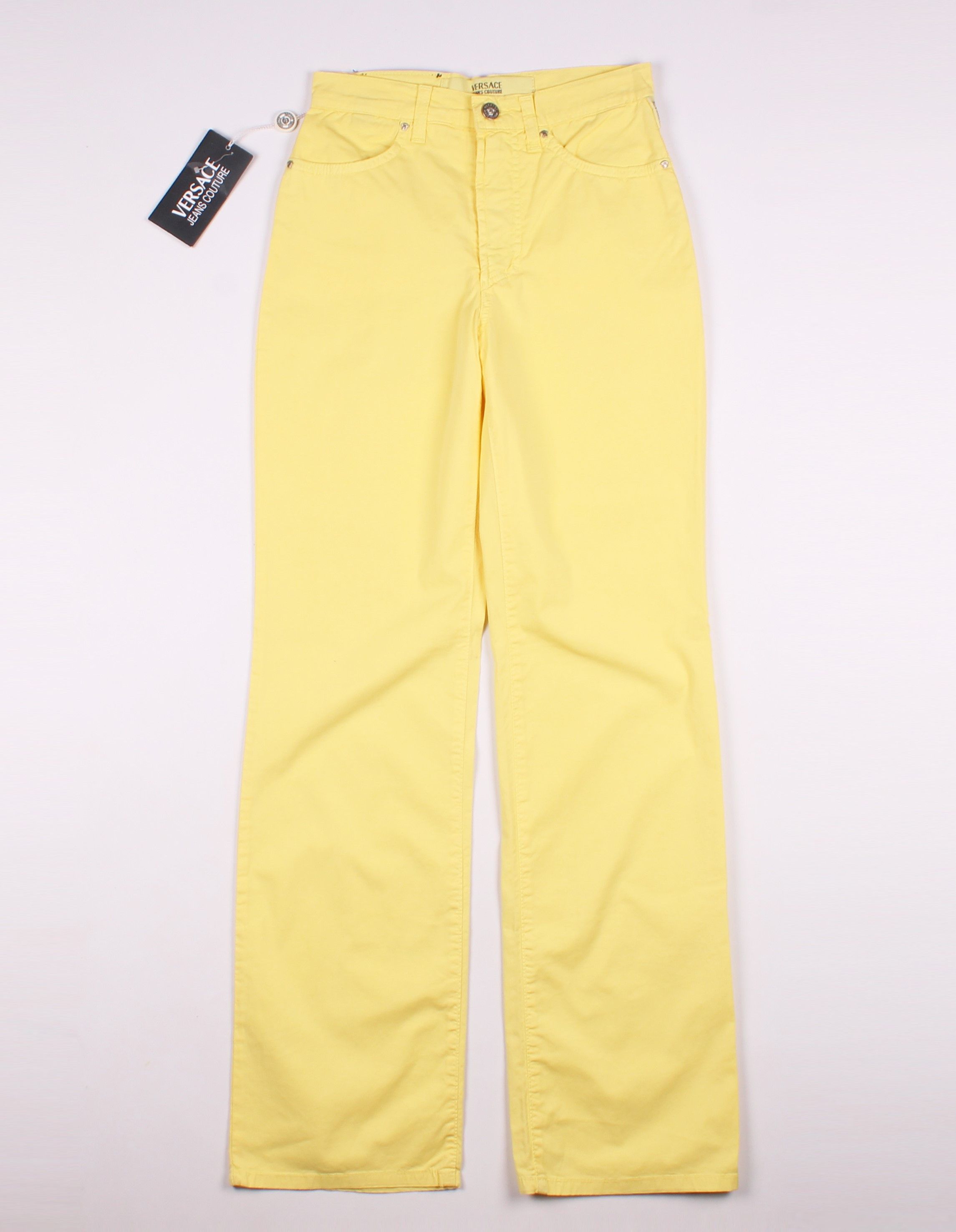 Versace Vintage Versace Jeans Couture 90's High Waisted Trousers Size 24" / US 00 / IT 34 - 1 Thumbnail