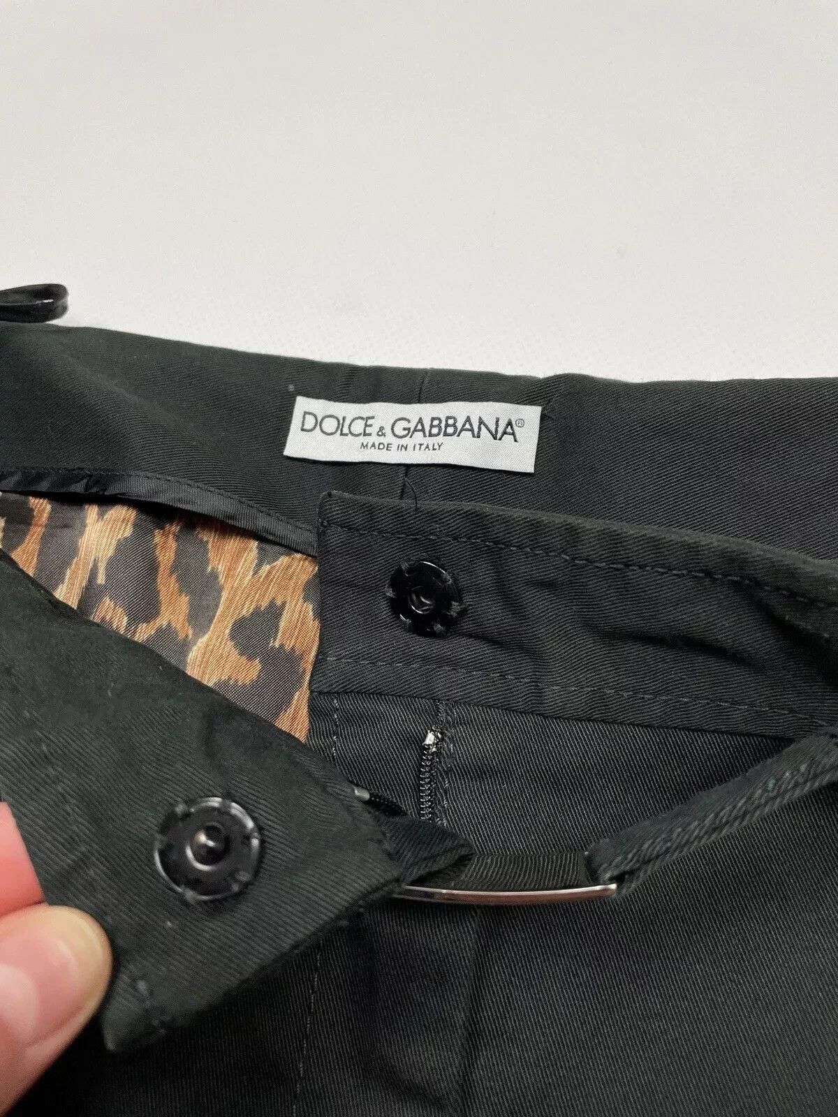 Dolce & Gabbana Dolce & Gabbana Pencil Black Cotton Skirt Skirts Size 40 Size 27" / US 4 / IT 40 - 2 Thumbnail