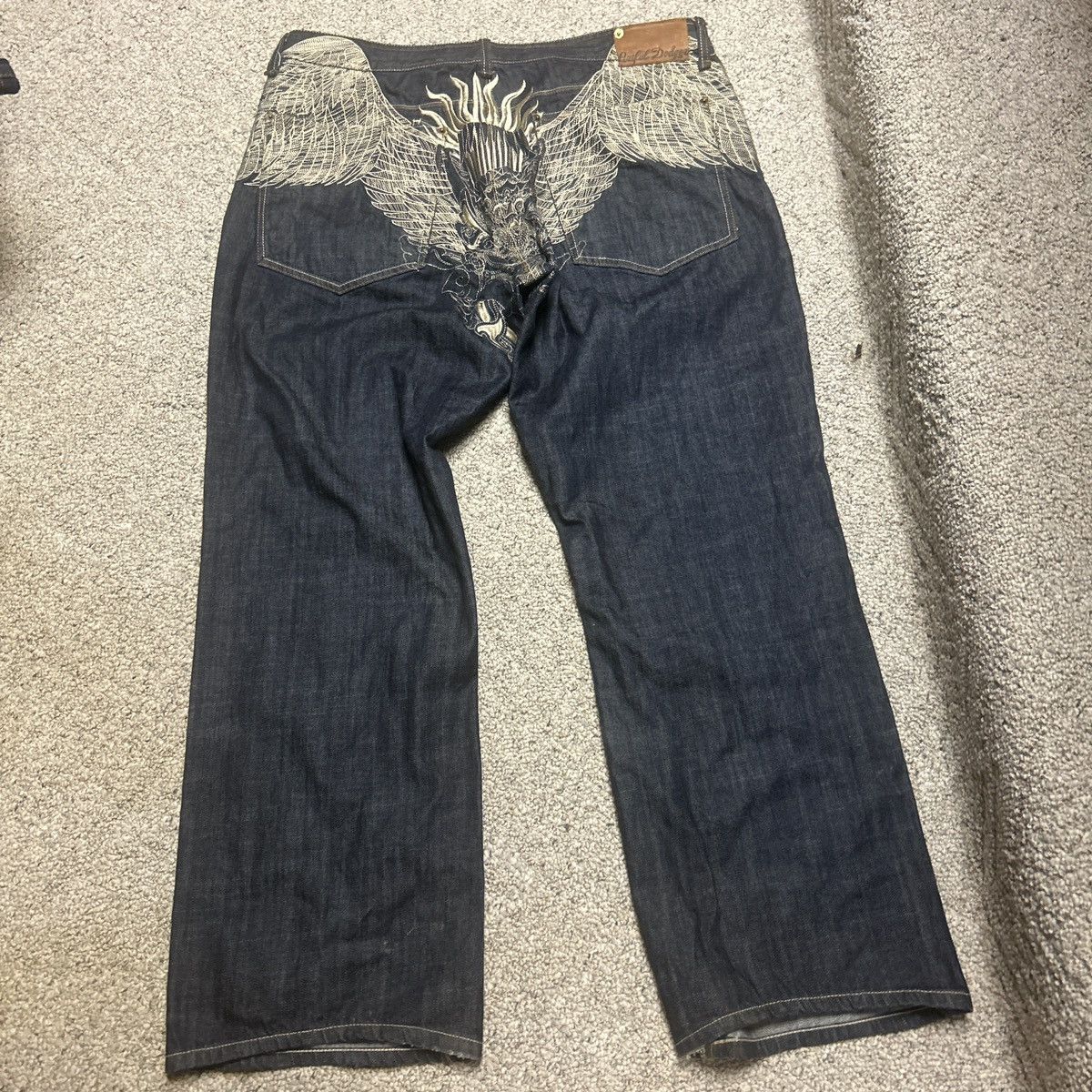 Affliction RARE Jesse pinkman wing jeans Size US 42 / EU 58 - 1 Thumbnail