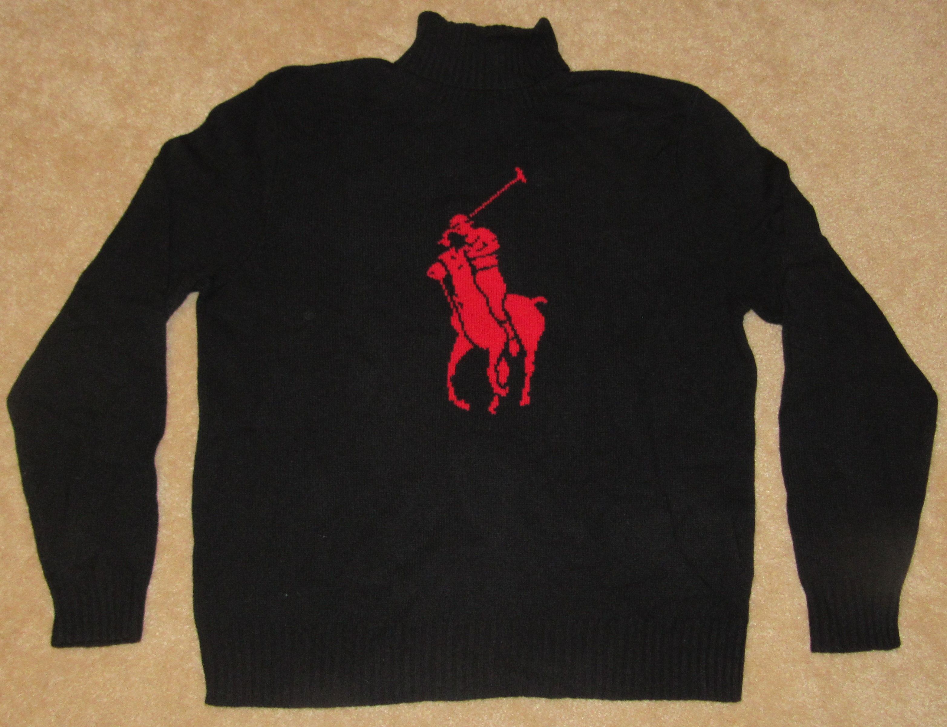 Polo Ralph Lauren Polo Ralph Lauren Men's Wool Intarsia Pony Sweater Size US L / EU 52-54 / 3 - 1 Thumbnail