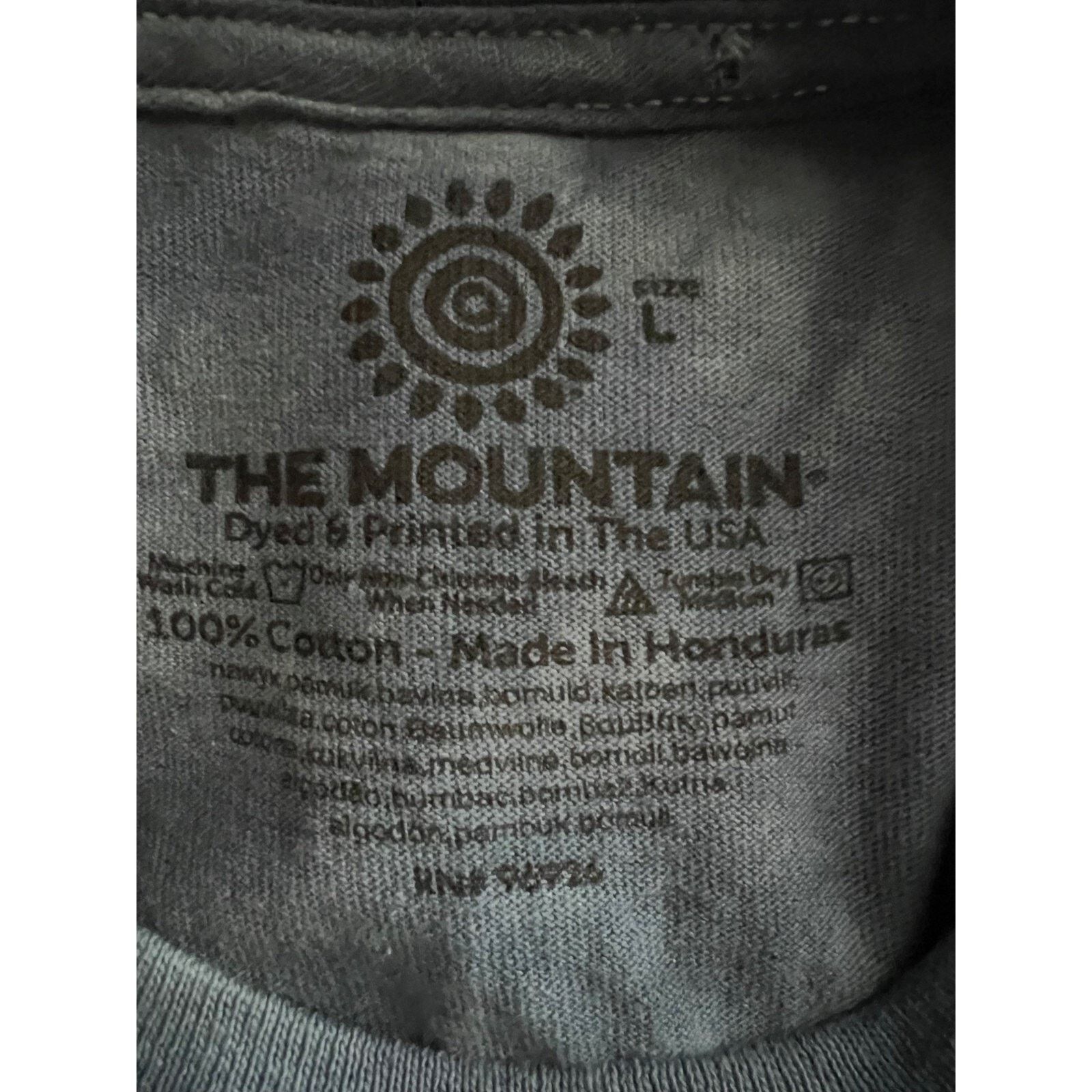 The Mountain The Mountain Flag Eagle Gray Tie Dye Graphic T-Shirt Large Size US L / EU 52-54 / 3 - 5 Thumbnail