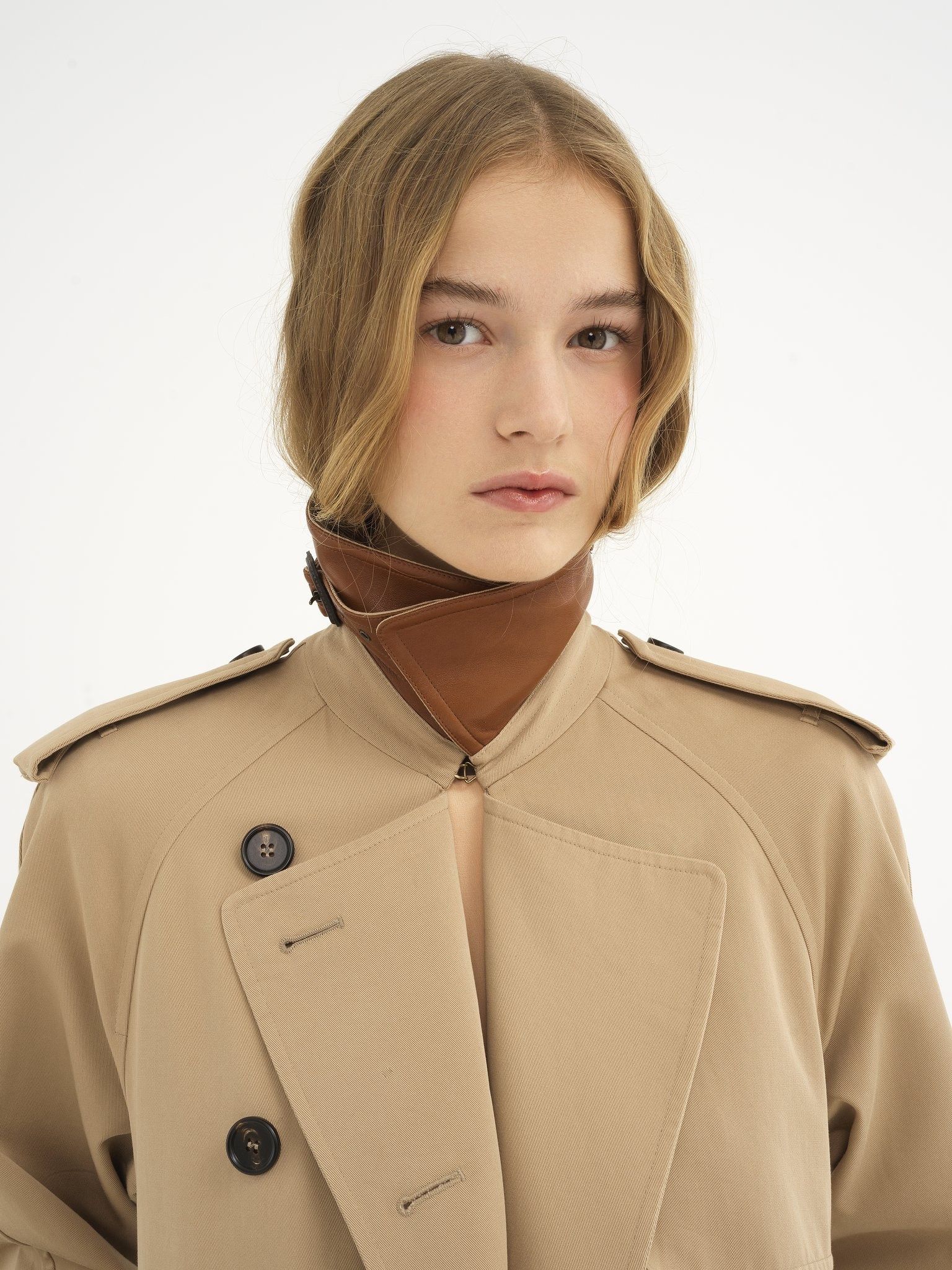 Chloe o1loc1c11125 Classic Trench Coat in Brown Size XS / US 0-2 / IT 36-38 - 7 Thumbnail