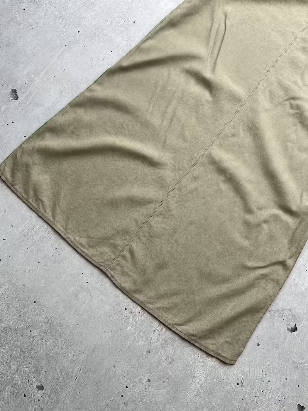 Other Vintage Linen Patched Maxi Skirt Size 28" / US 6 / IT 42 - 6 Thumbnail