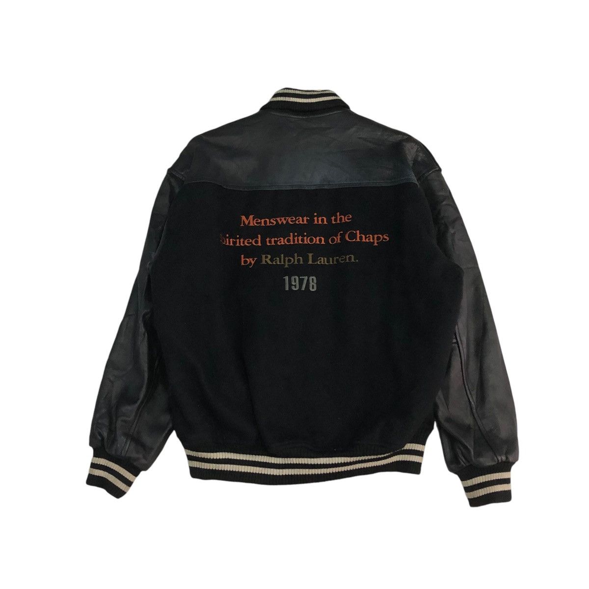 Chaps Leather Jacket | Grailed
