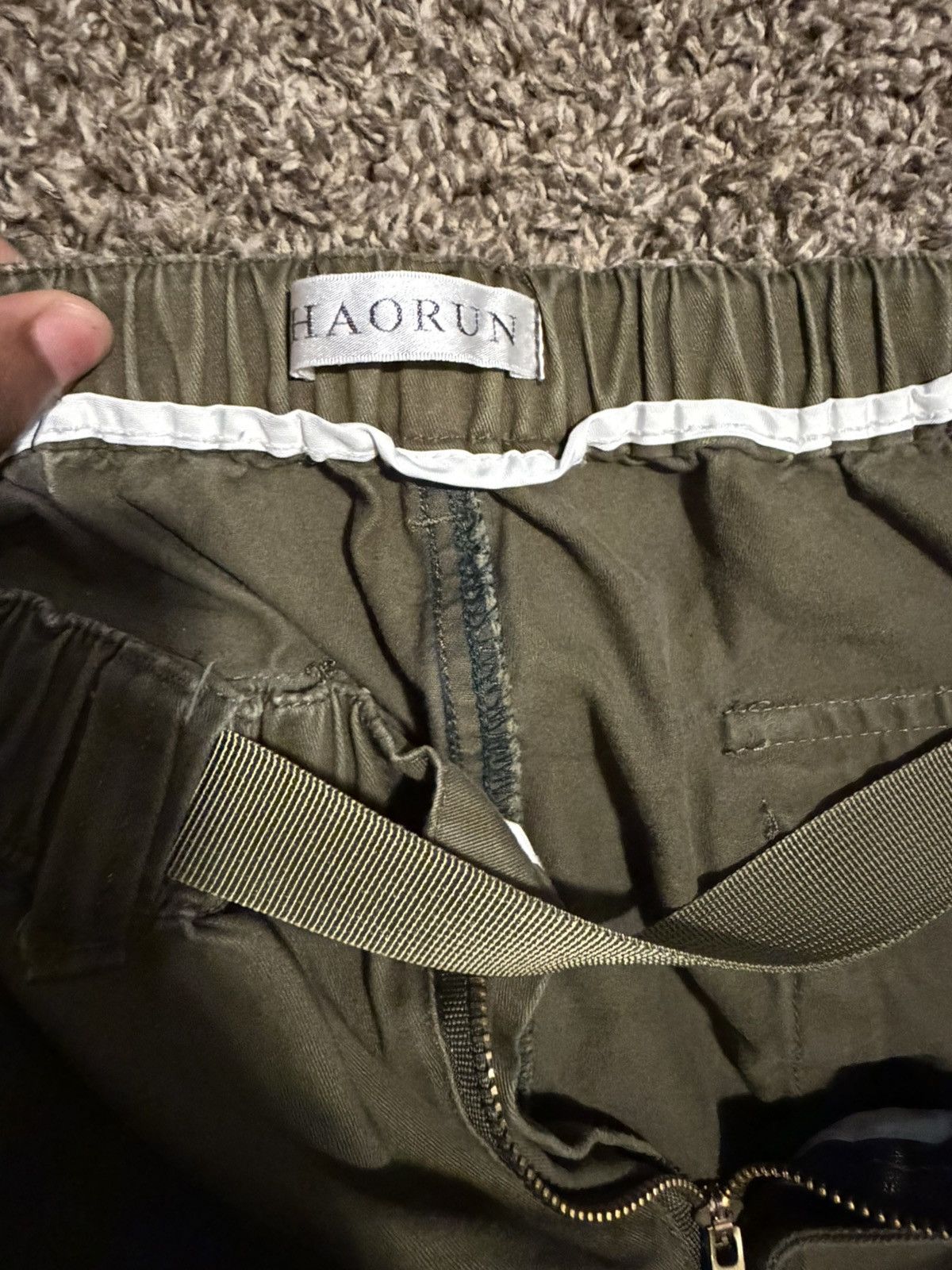 Other HAORUN Olive Green Cargo Pants Size US 34 / EU 50 - 3 Thumbnail