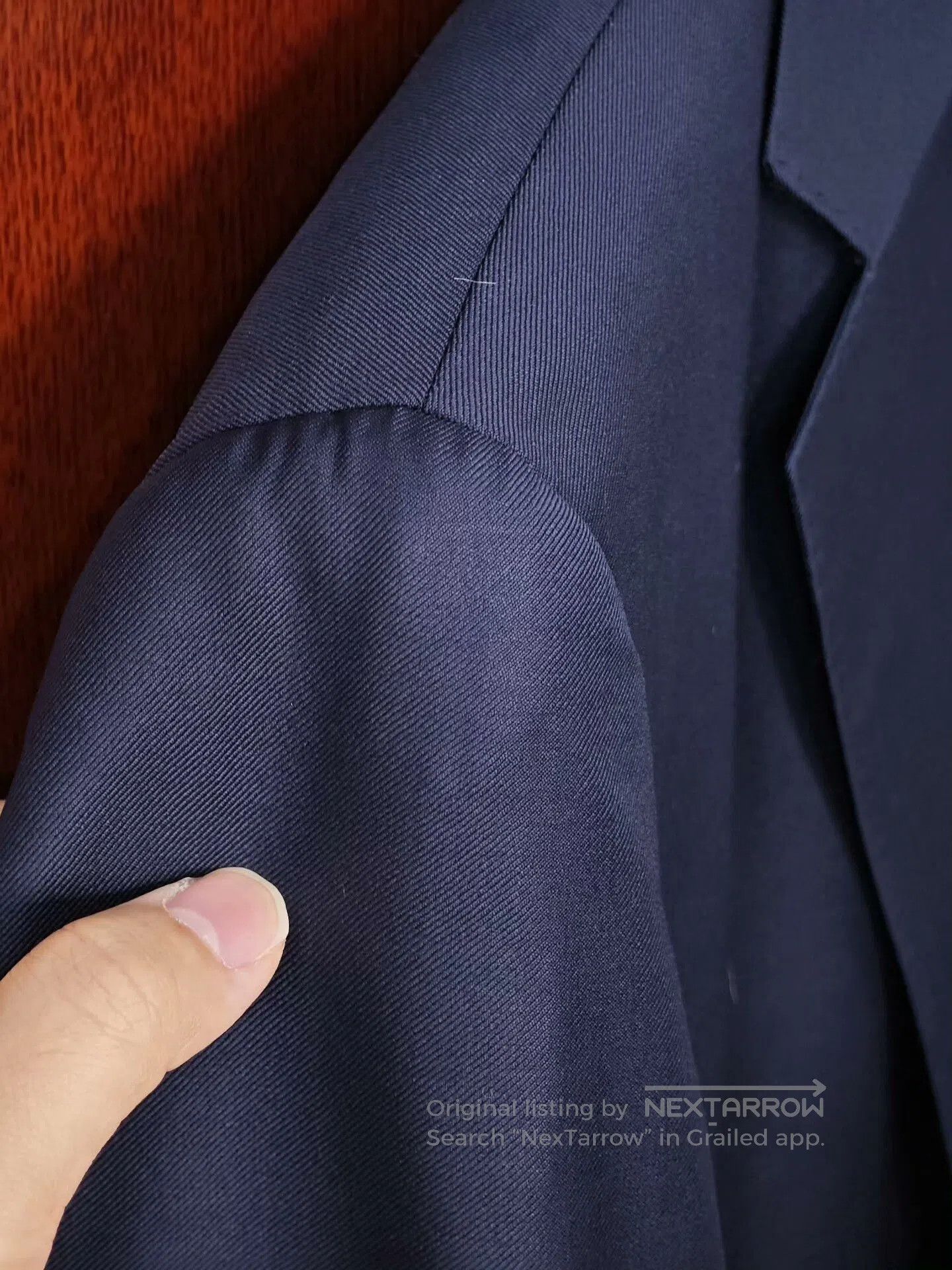 SCABAL Scabal Half-Canvas Wool Blazer. Size US L / EU 52-54 / 3 - 3 Thumbnail
