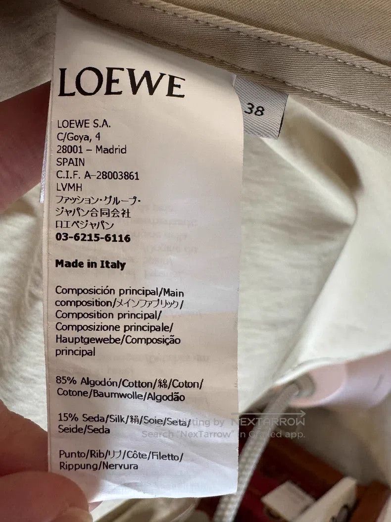 Loewe Loewe Hooded Long Sleeve Jacket Size XS / US 0-2 / IT 36-38 - 4 Thumbnail