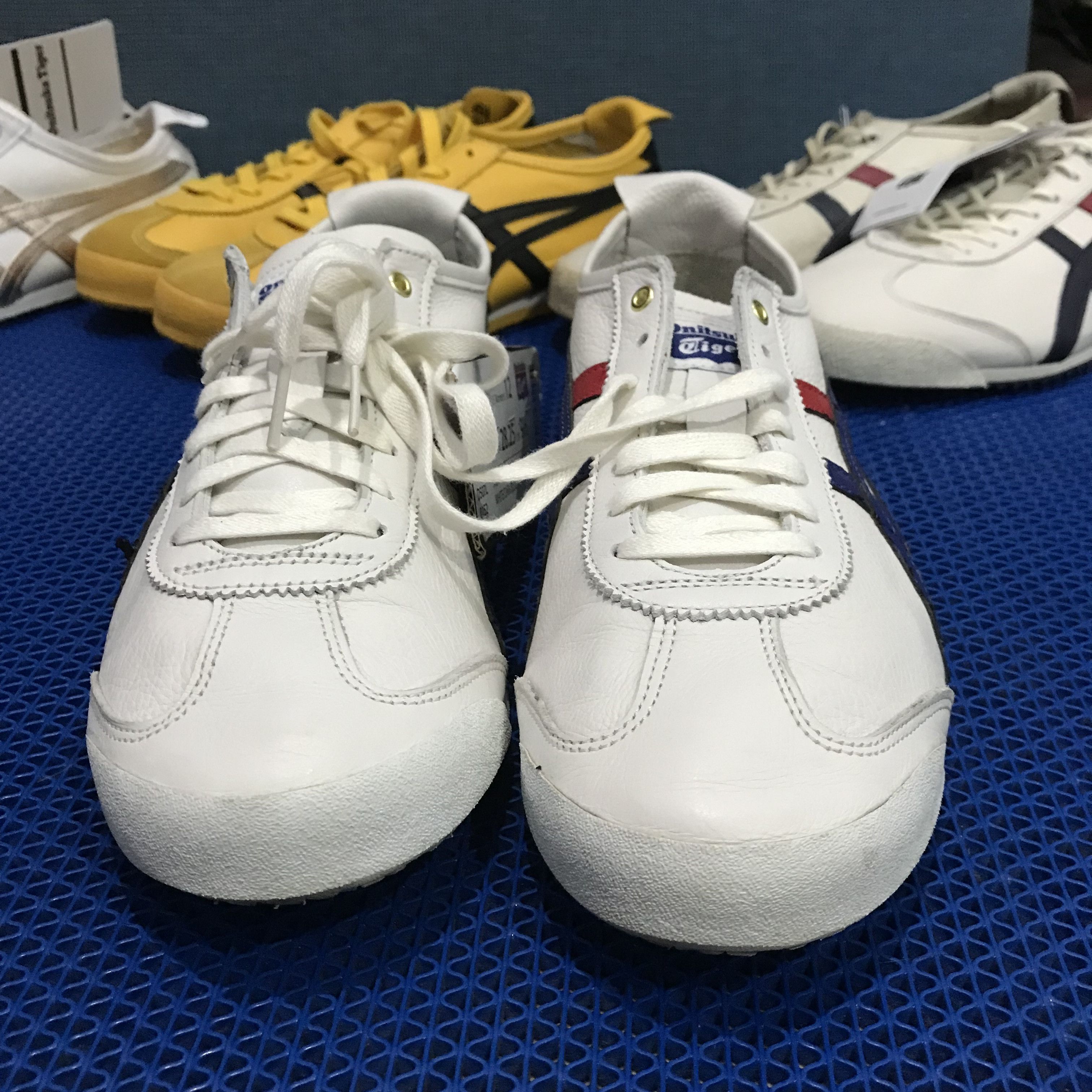 Onitsuka Tiger Onitsuka Tiger Mexico 66 'White Dark Blue Gold D507L Size US 11.5 / EU 44-45 - 13 Thumbnail