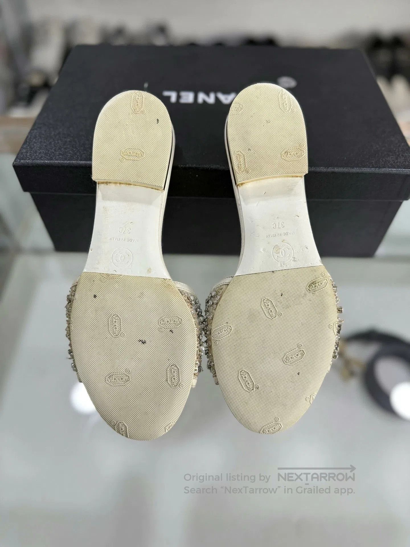 Chanel Chanel 24S Crystal Bow Slipper Sandals. Size US 6 / IT 36 - 4 Thumbnail