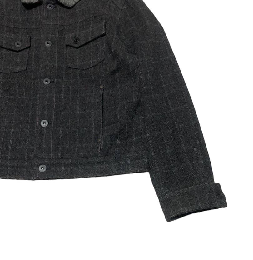 Japanese Brand Japanese Gap Wool Trucker Jacket Size US L / EU 52-54 / 3 - 3 Thumbnail