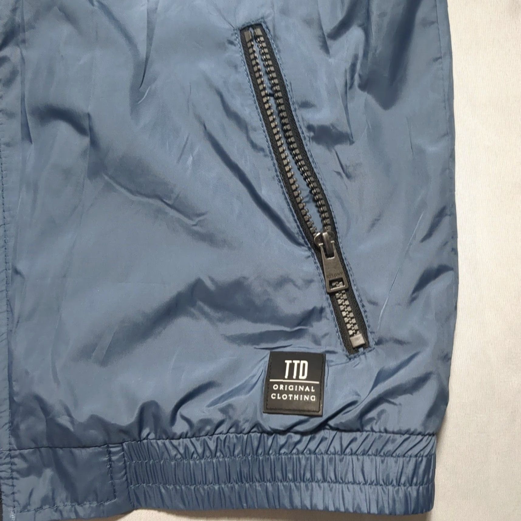 Tom Tailor Tom Tailor Denim Mens Blue Lightweight Bomber Jacket Windbreaker Small EUC Size US S / EU 44-46 / 1 - 6 Thumbnail