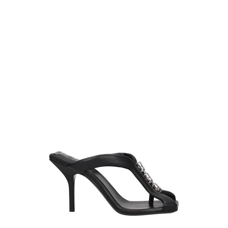 Givenchy ob1o1e1124 Leather Sandals in Black Size US 6.5 / IT 36.5 - 1 Thumbnail