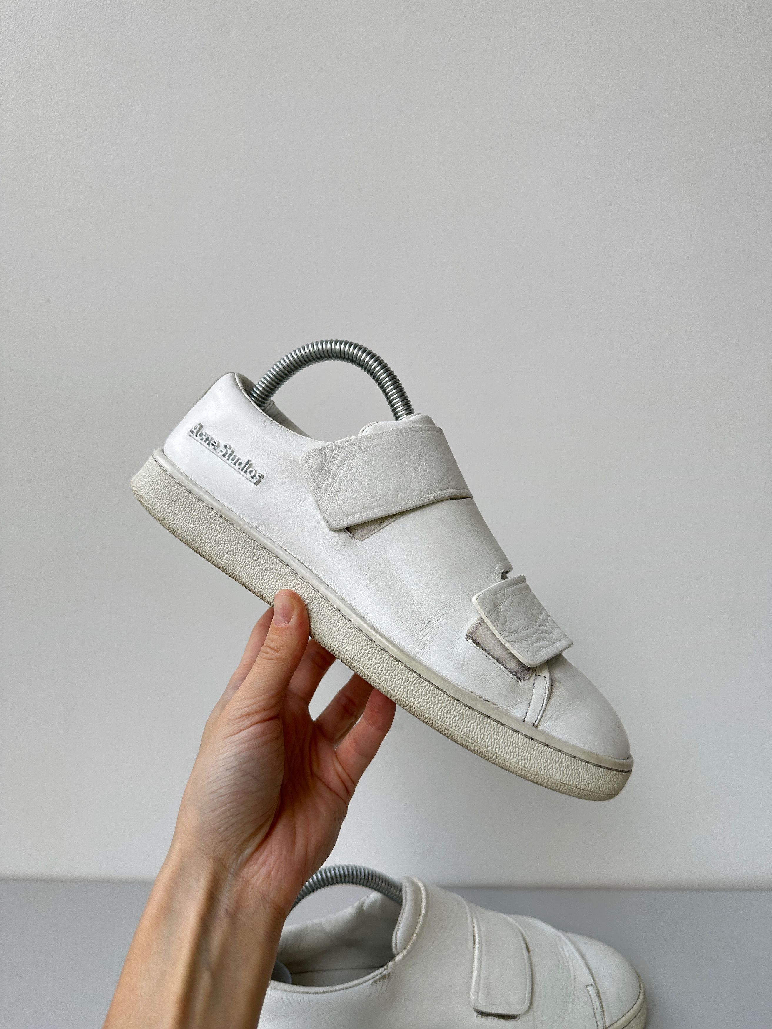 Acne Studios Acne Studios Leather Trainers Low Top Sneakers Size US 7 / IT 37 - 1 Thumbnail