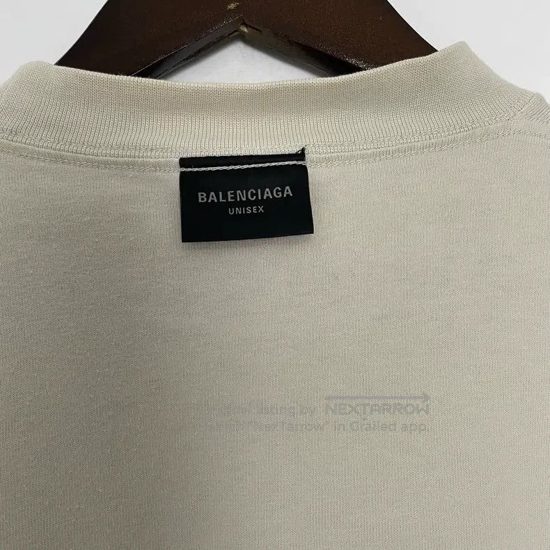Balenciaga Balenciaga Embroidered Logo Short Sleeve T-Shirt Size US S / EU 44-46 / 1 - 5 Thumbnail
