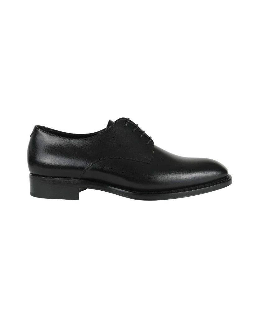Saint Laurent Paris o1b1hav110526 670278 Adrien Derbies in Smooth Leather Shoes Size US 10.5 / EU 43-44 - 1 Thumbnail