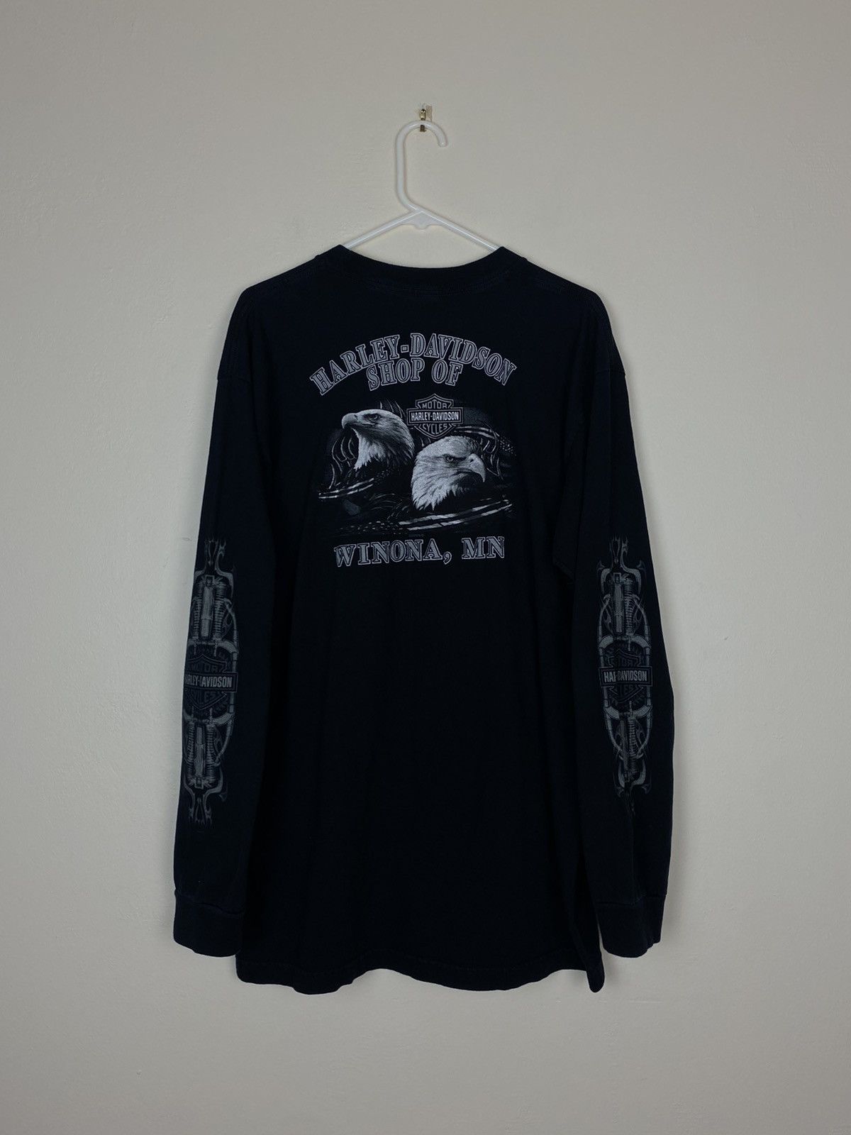 Harley Davidson Vintage Harley Davidson Long sleeve Graphic y2k insane Size US XL / EU 56 / 4 - 9 Thumbnail