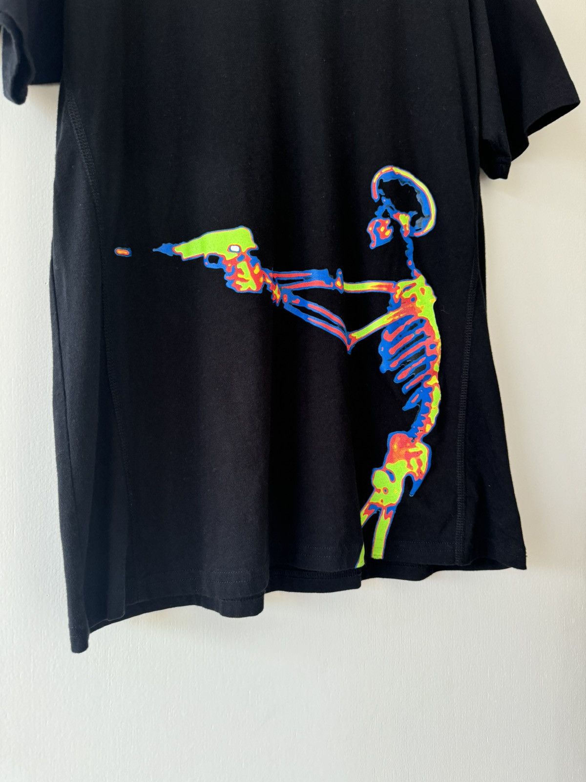 Vlone Vlone X Ray Skeleton Cut and Sew Tee Black Size US M / EU 48-50 / 2 - 2 Thumbnail