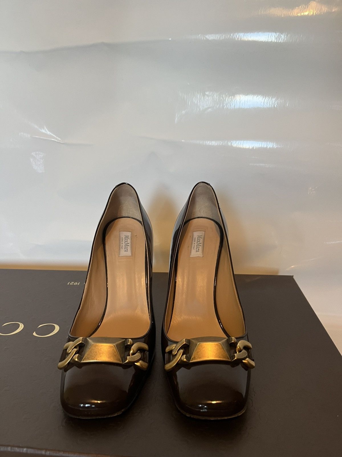 Max Mara Max Mara atelier patent leather heels Size US 9 / IT 39 - 1 Thumbnail