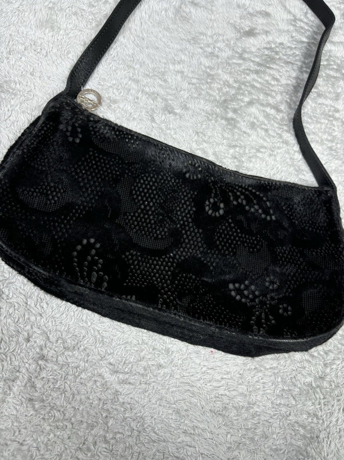 Longchamp Longchamp Mini Shoulder Velvet Bag Size ONE SIZE - 7 Thumbnail