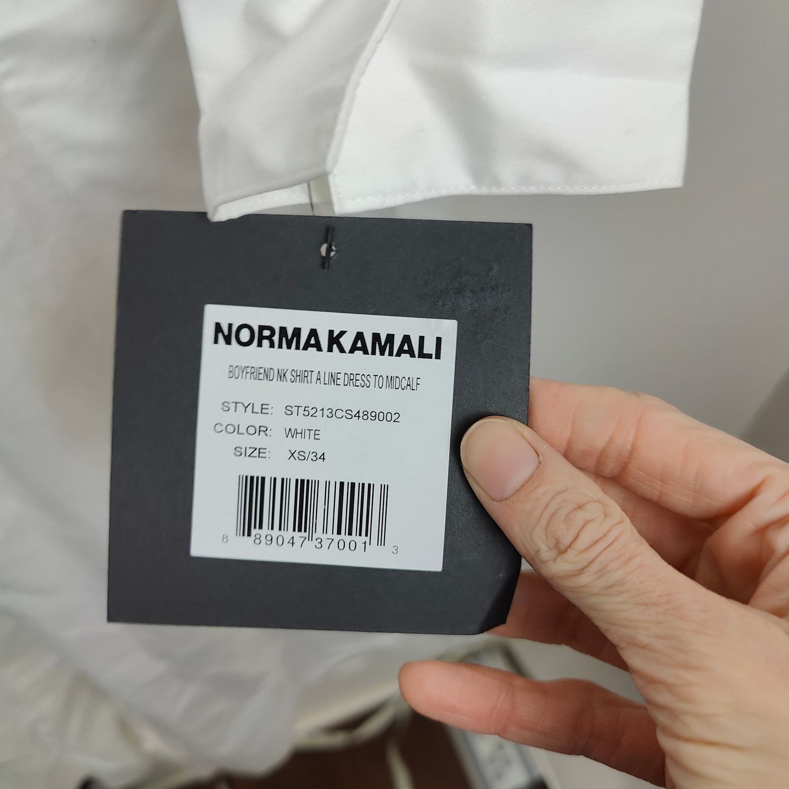 Norma Kamali Norma Kamali Boyfriend NK Shirt A-Line Dress Womens XS NWT Size XS / US 0-2 / IT 36-38 - 8 Thumbnail