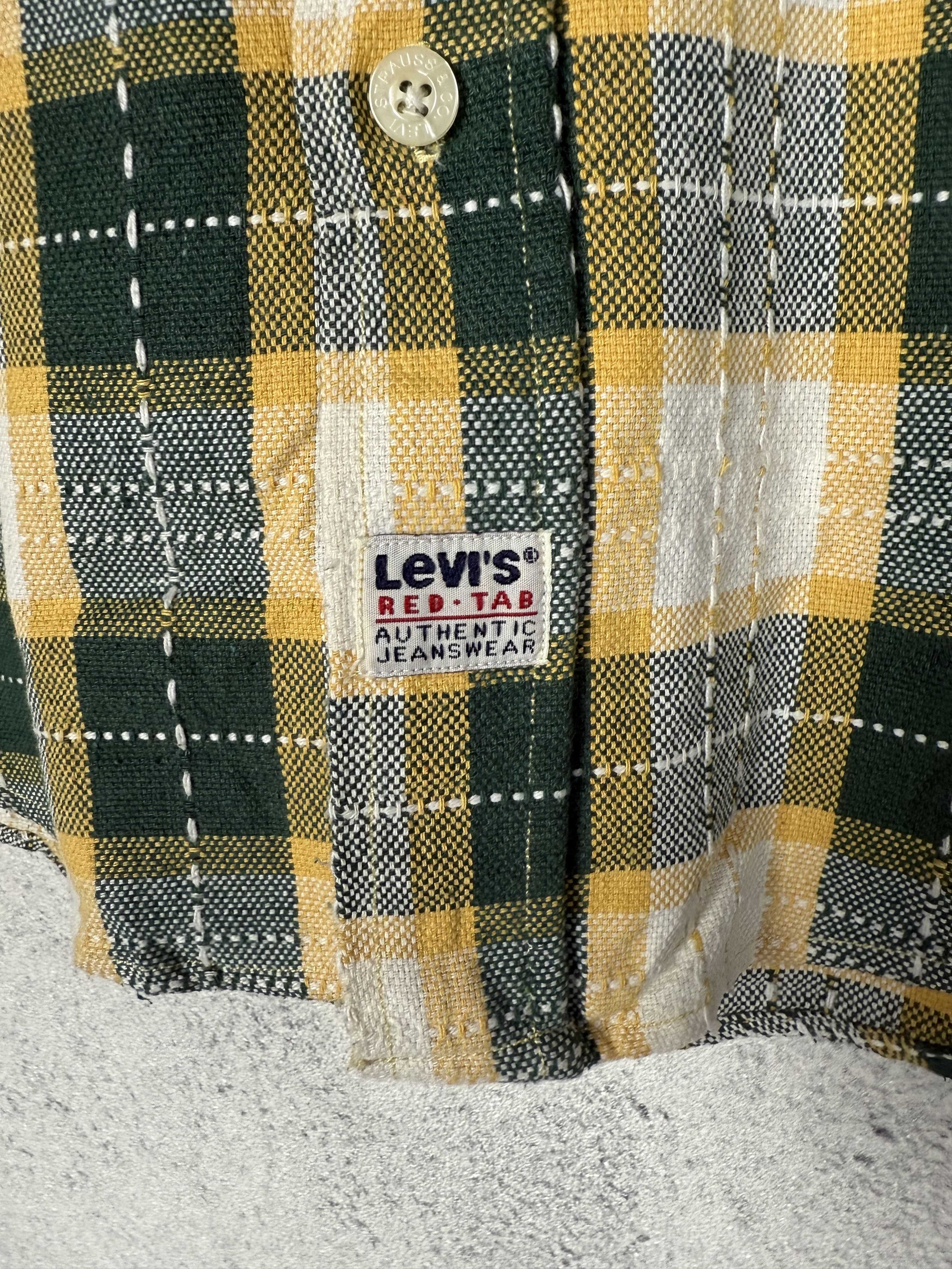 Levi's Levi’s Woven Pattern Check Shirt with Stitch Detailing Size US S / EU 44-46 / 1 - 8 Thumbnail