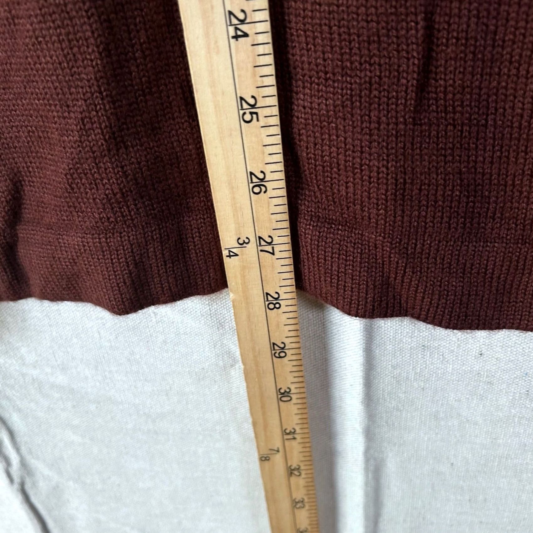 The North Face VINTAGE The North Face A5 Series Mens XL Burgundy Wool Blend Quarter Zip Knit Sweater Size US XL / EU 56 / 4 - 6 Thumbnail