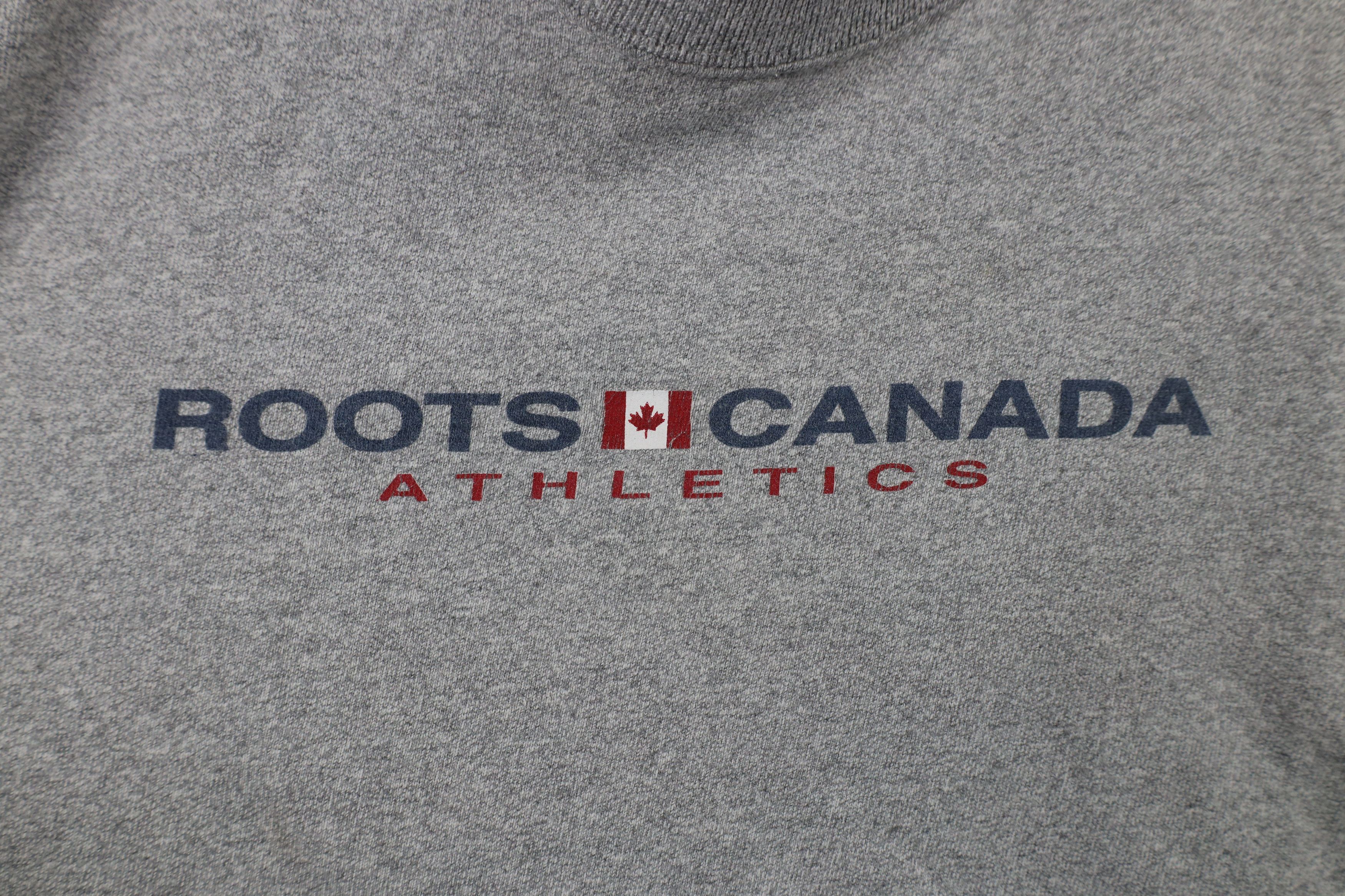 Roots × Vintage Vintage 90s Roots Canada Jersey Knit Long Sleeve T-Shirt Size US XL / EU 56 / 4 - 4 Thumbnail