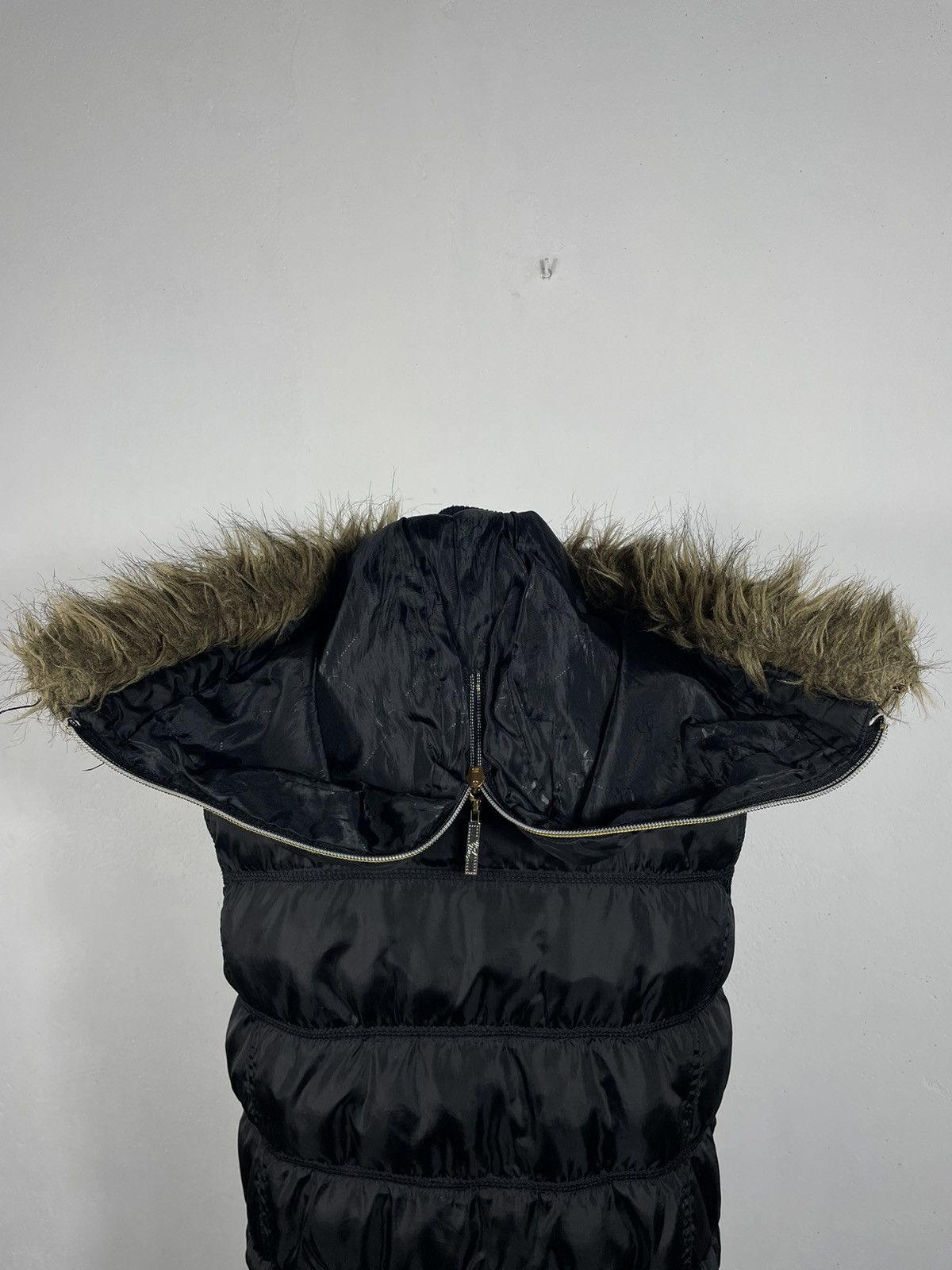 Southpole × Vintage South Pole Retro 00s Puffer Hoodie Vest Winter Affliction Size S / US 4 / IT 40 - 8 Thumbnail