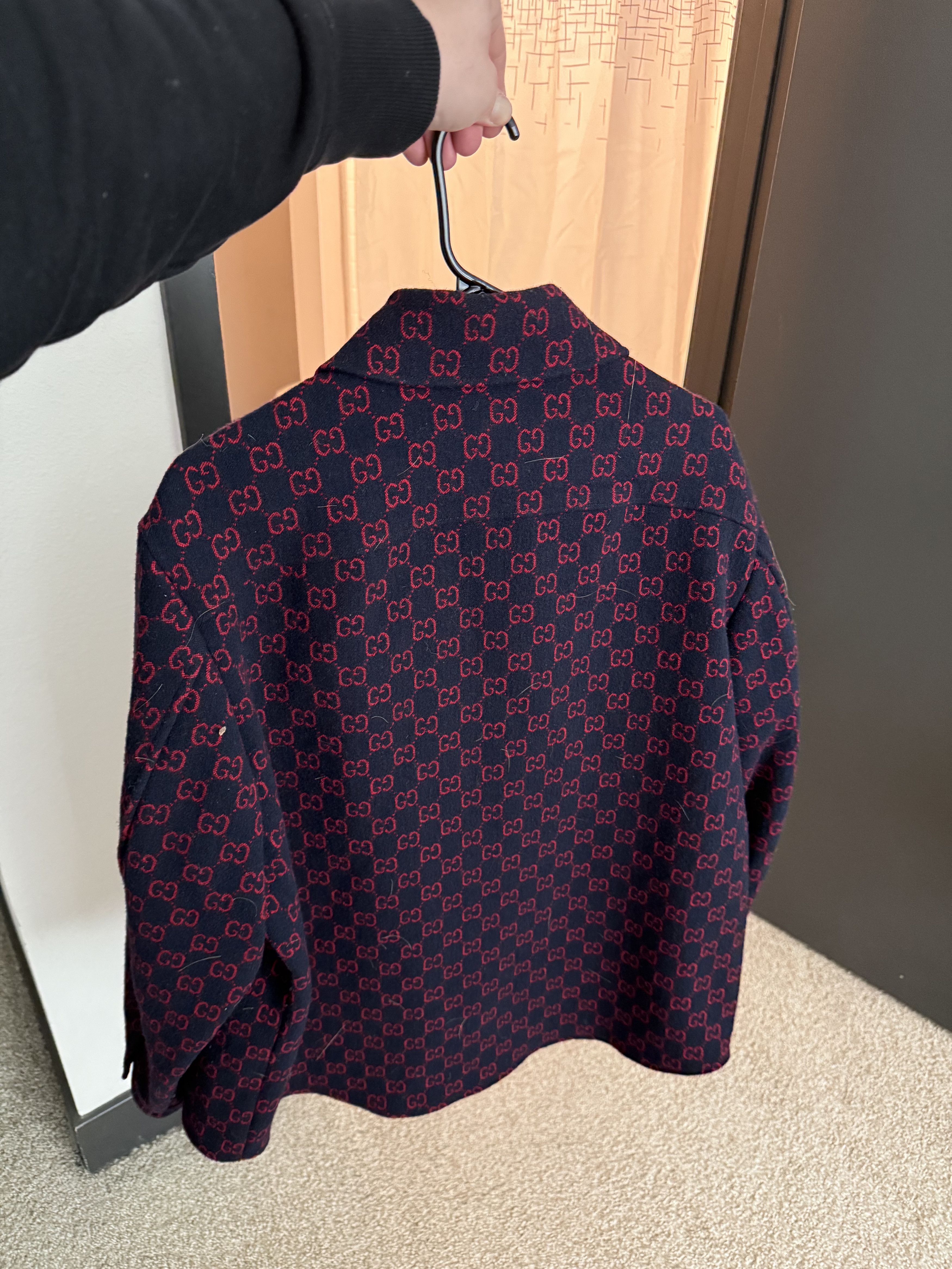 Gucci Gucci GG Jacquard Shirt Jacket Size US M / EU 48-50 / 2 - 1 Thumbnail