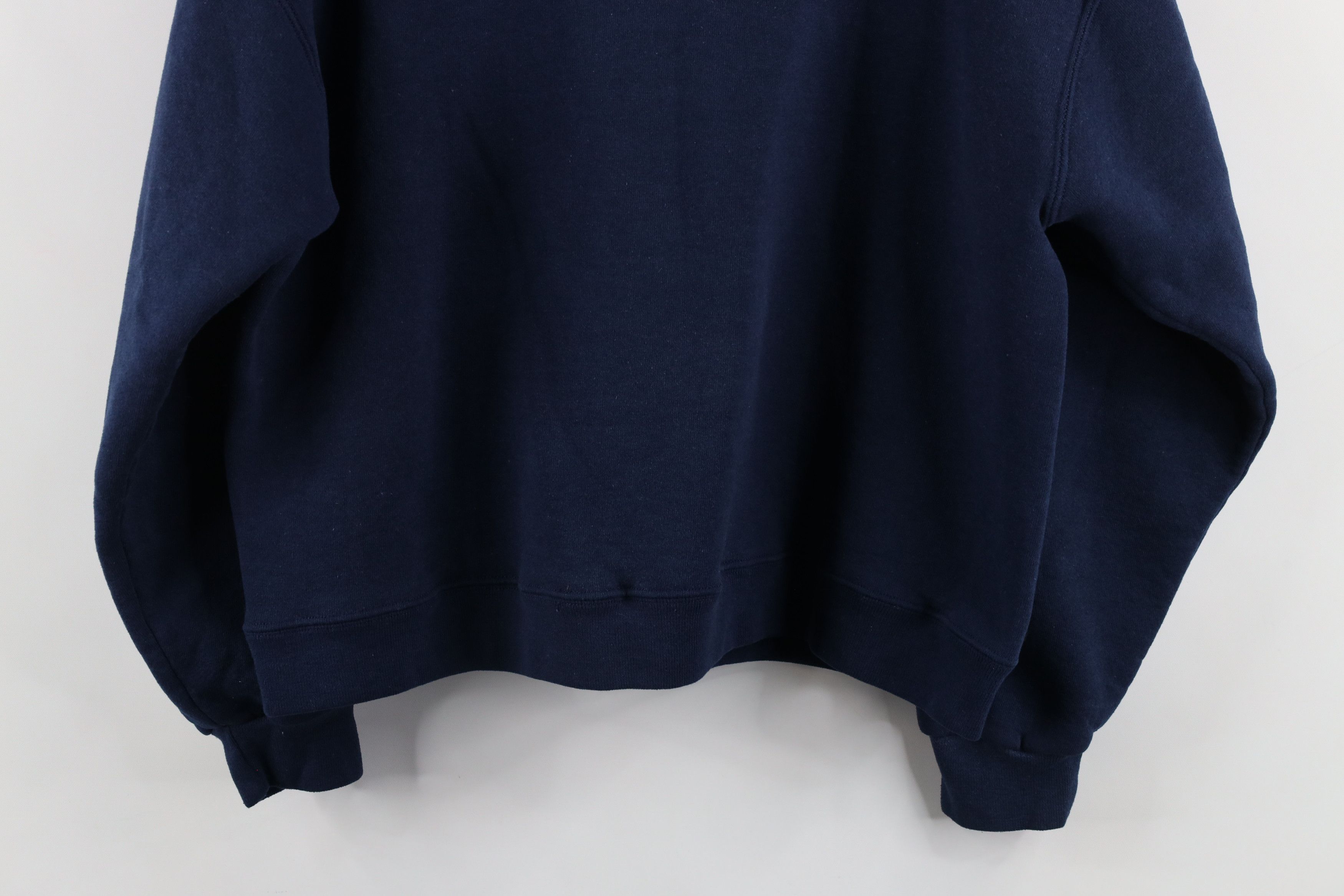 Russell Athletic × Vintage Vintage 90s Russell Athletic Blank Sweatshirt Blue USA Size M / US 6-8 / IT 42-44 - 12 Thumbnail