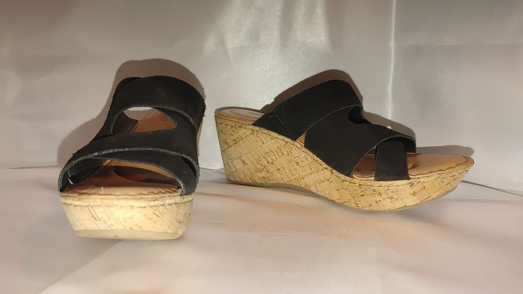 Born Born Rosa Wedge Slides Size 8M Size US 8 / IT 38 - 6 Thumbnail