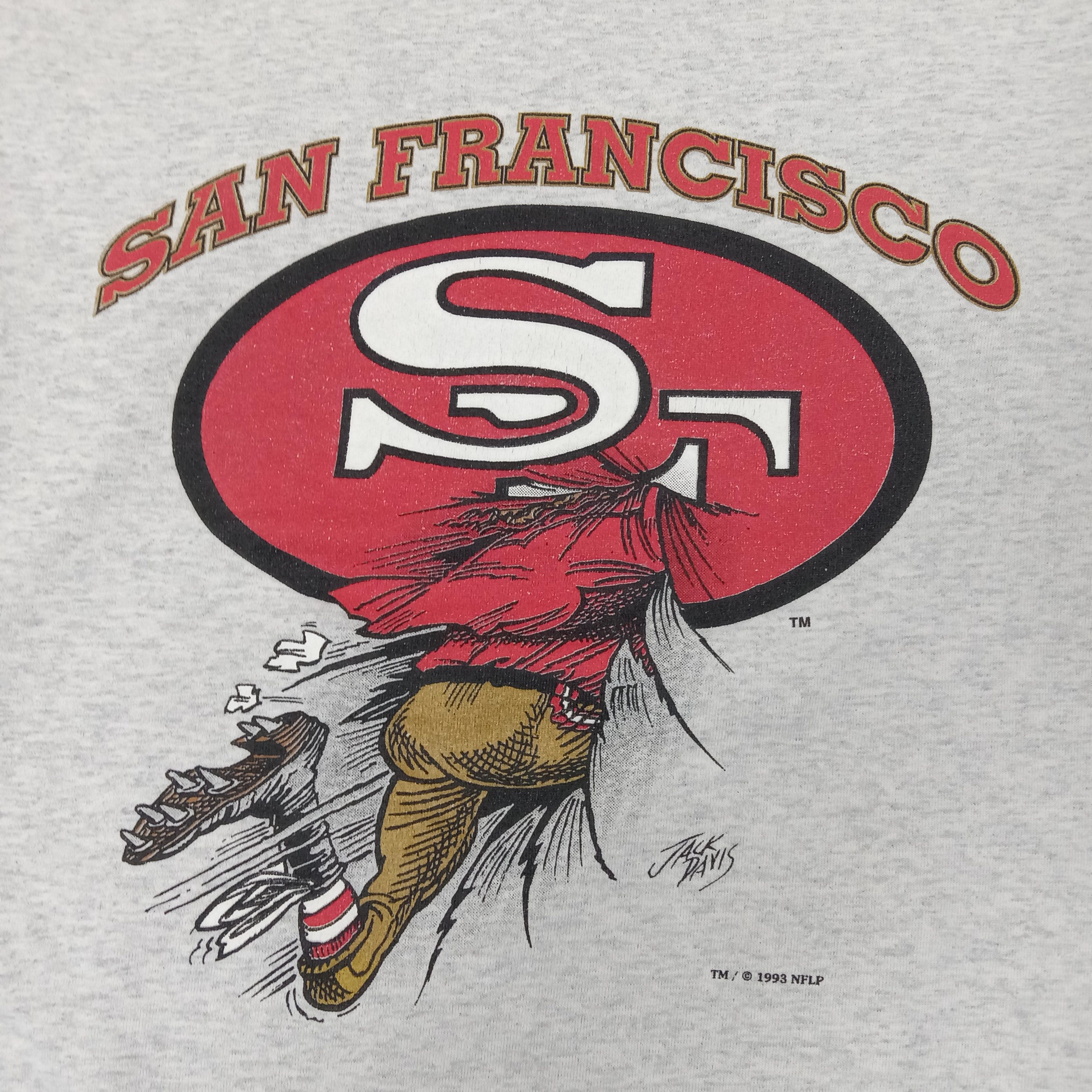 Nutmeg Nutmeg San Francisco 49ers Mirror Print Sweatshirt C261N7 Size US M / EU 48-50 / 2 - 6 Thumbnail