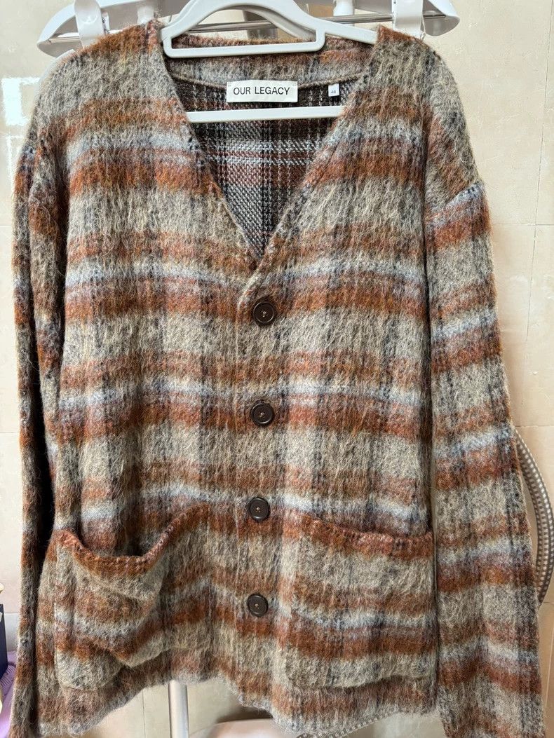 Our Legacy our legacy size 48 Horsehair plaid cardigan 2502-Nextarrow Size US M / EU 48-50 / 2 - 1 Thumbnail
