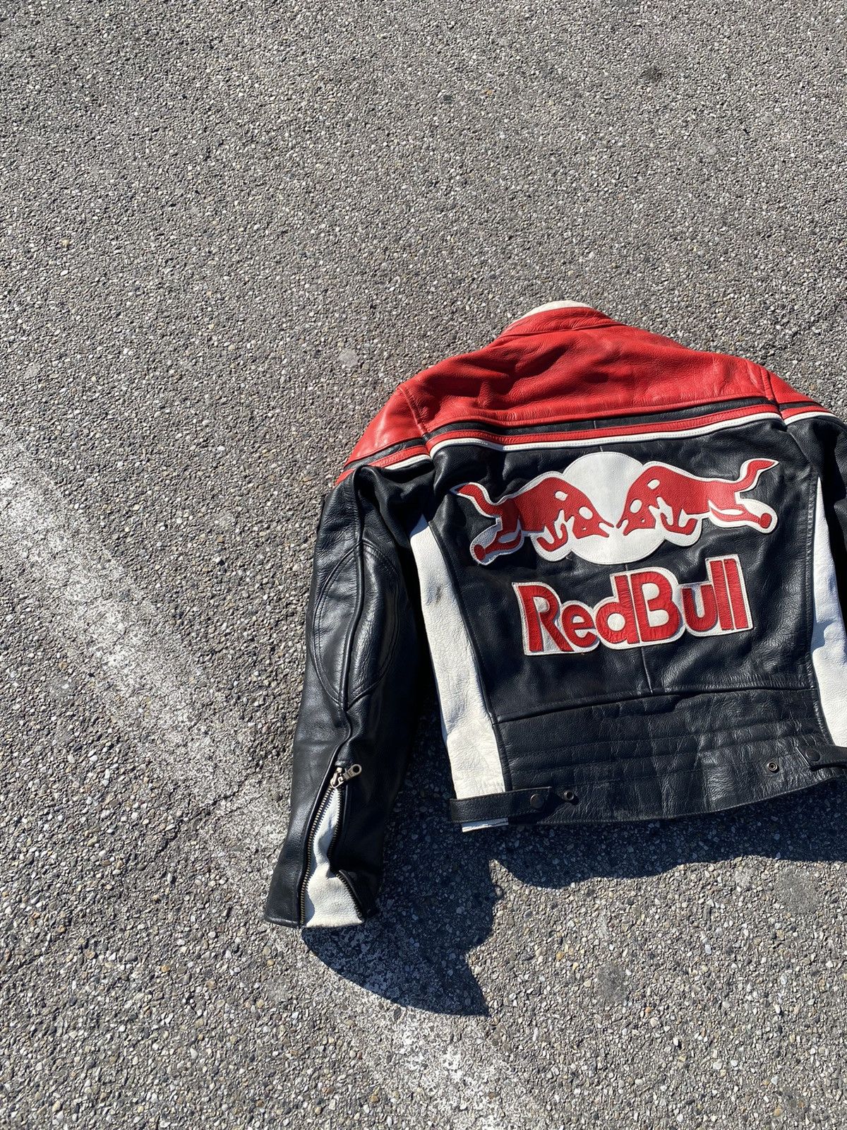 Red Bull × Vintage Vintage Red Bill Racing Leather Jacket Size US M / EU 48-50 / 2 - 22 Thumbnail
