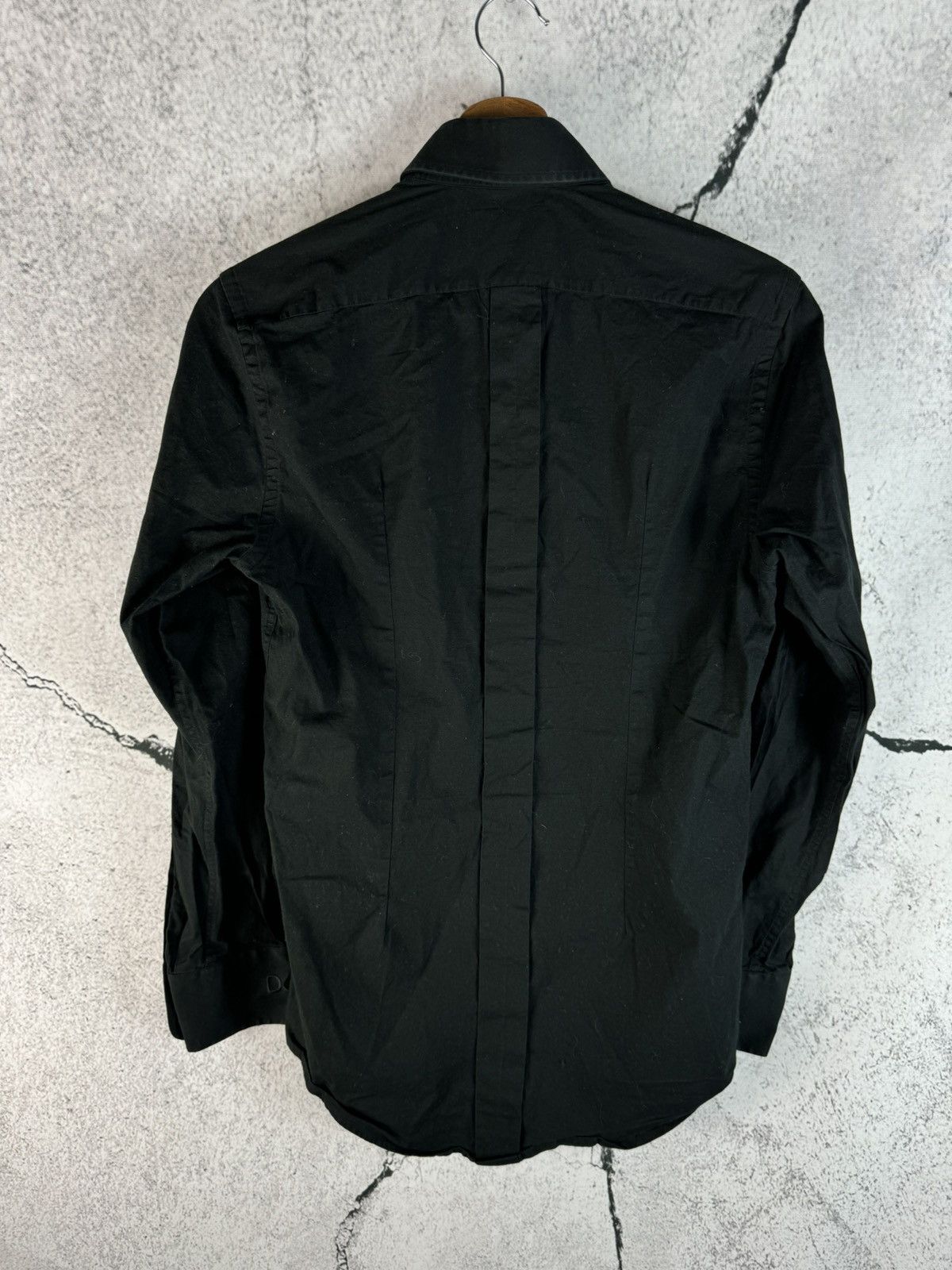 Dolce & Gabbana Vintage Dolce & Gabbana Gold Formal Black Luxury Shirt Size US M / EU 48-50 / 2 - 2 Thumbnail