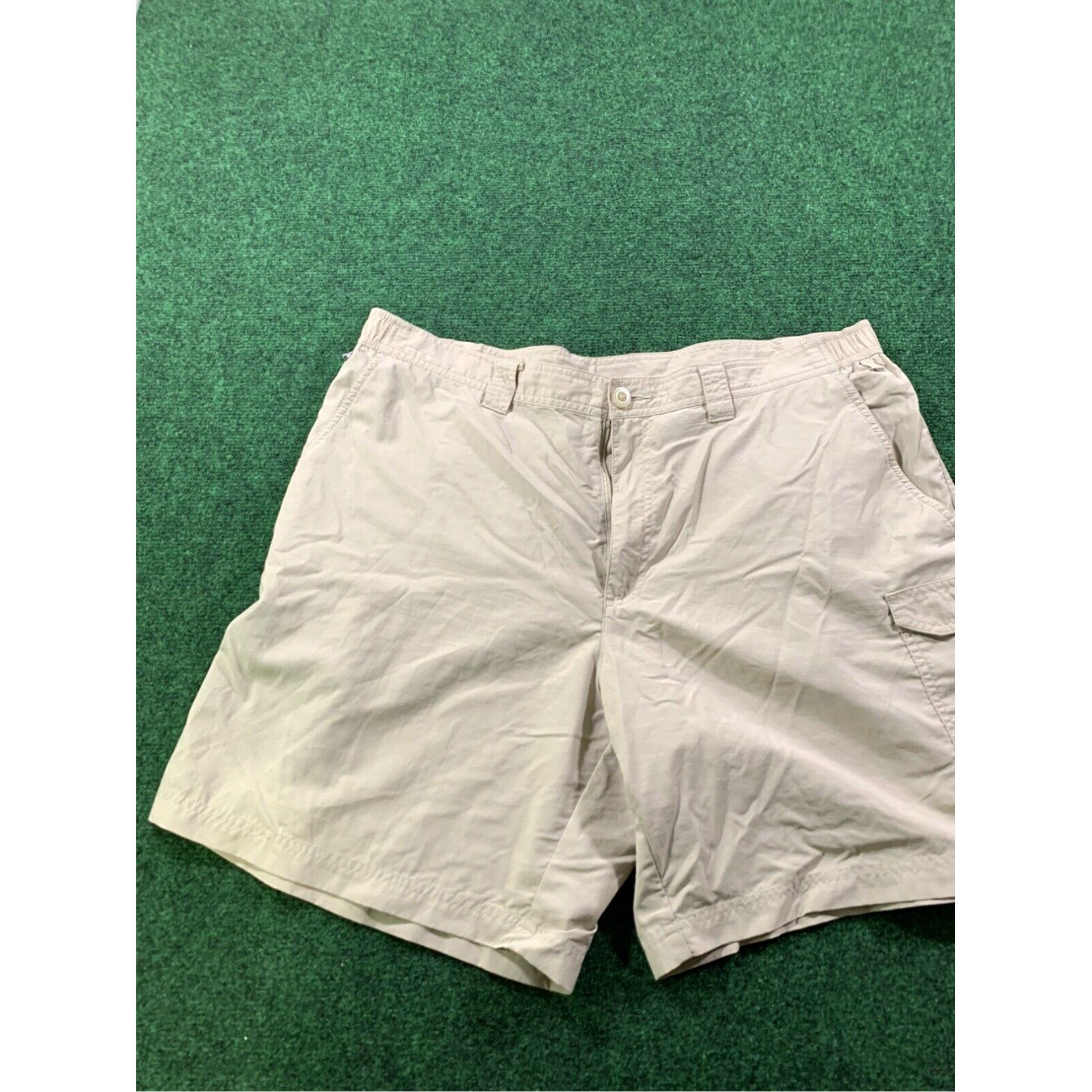 Logo 7 Columbia Shorts Mens Adult Khaki Casual Outdoor PFG Logo Pockets Size 40W Size US 40 / EU 56 - 2 Thumbnail