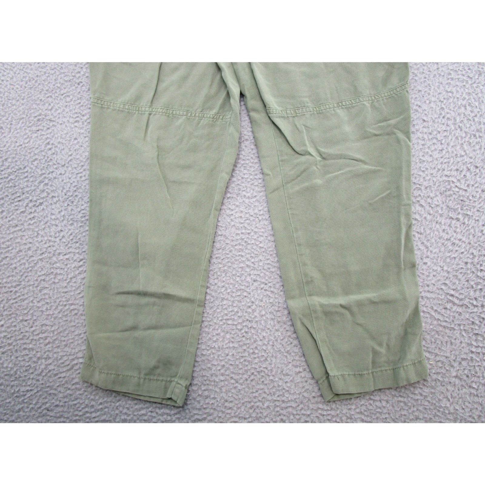 Vintage Maurices Women’s Green Jogger Pants Size 12 Lyocell Blend Elastic Waist Drawstring Size 34" / US 12 / IT 48 - 2 Thumbnail