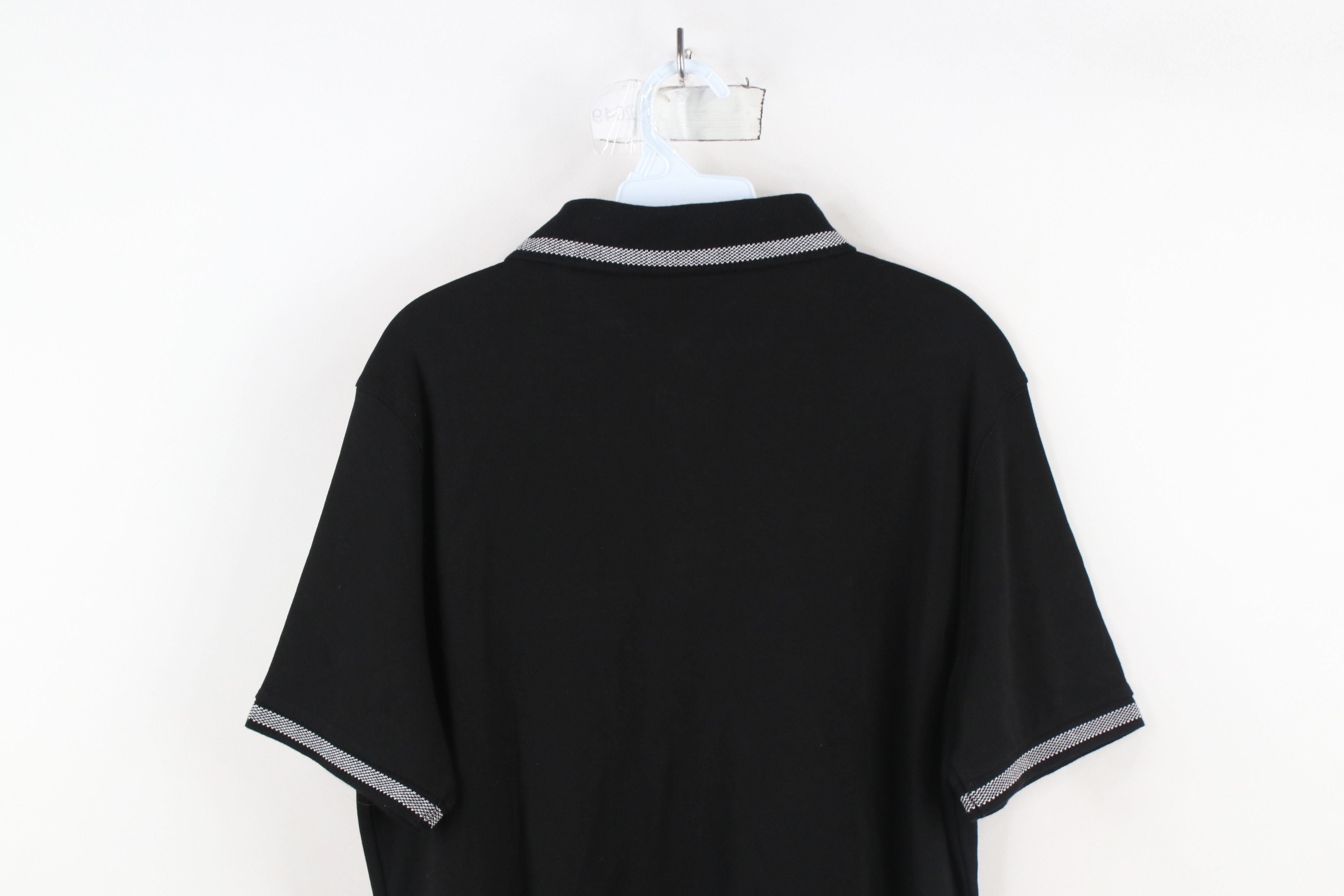 Ralph Lauren × Vintage Ralph Lauren Soft Cotton Touch Short Sleeve Polo Shirt Black Size US L / EU 52-54 / 3 - 11 Thumbnail